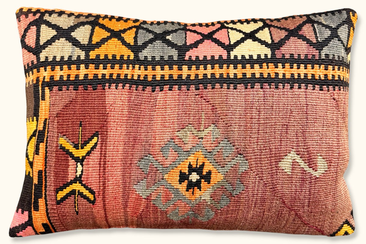 NEVA Vintage Kelim Kissen 60x40cm