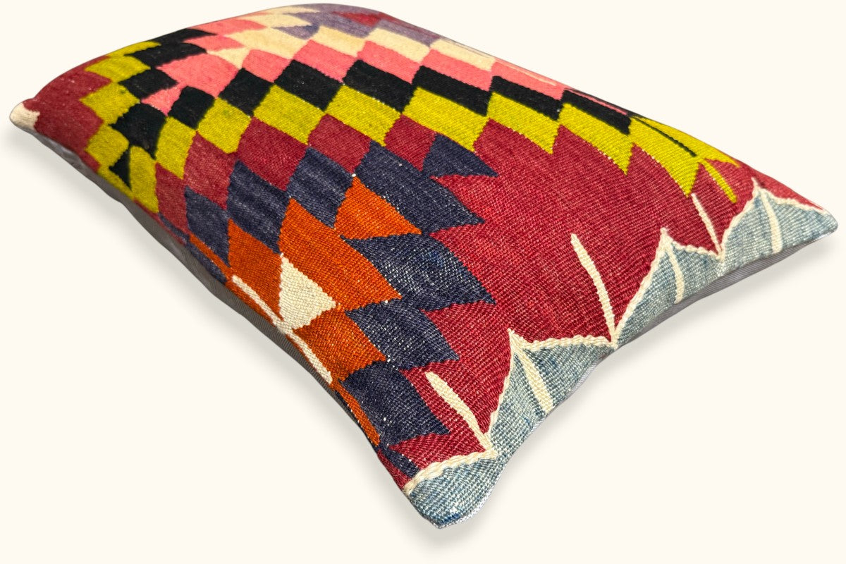 SELIN Vintage Kelim Kissen 60x40cm