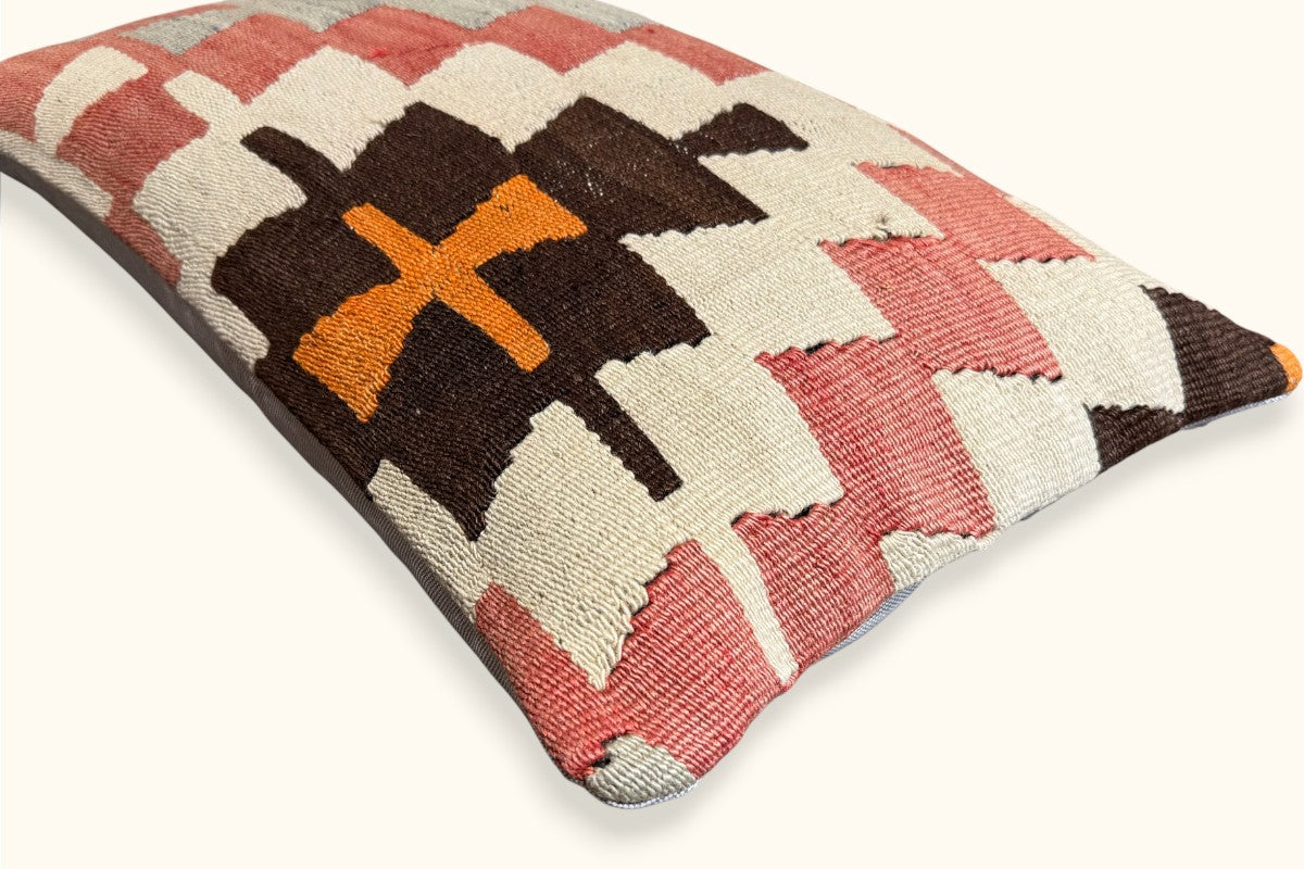 SUNA Vintage Kelim Kissen 60x40cm