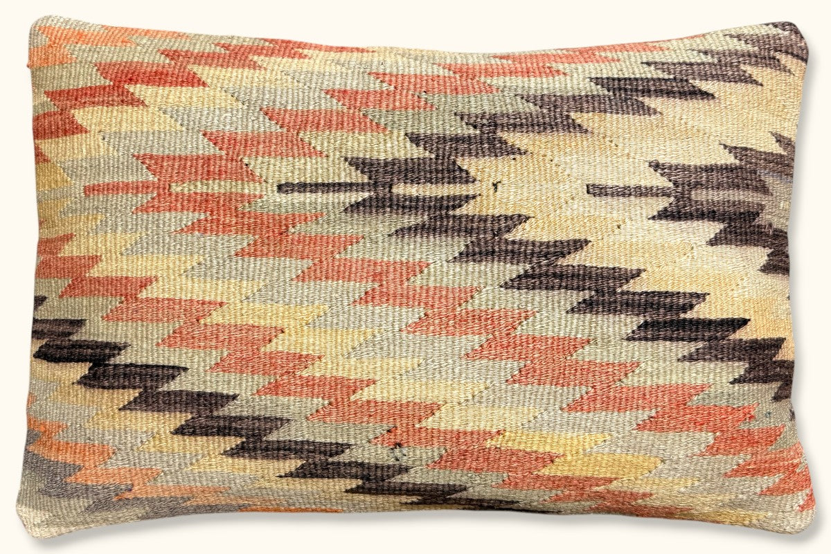 YAREN Vintage Kelim Kissen 60x40cm