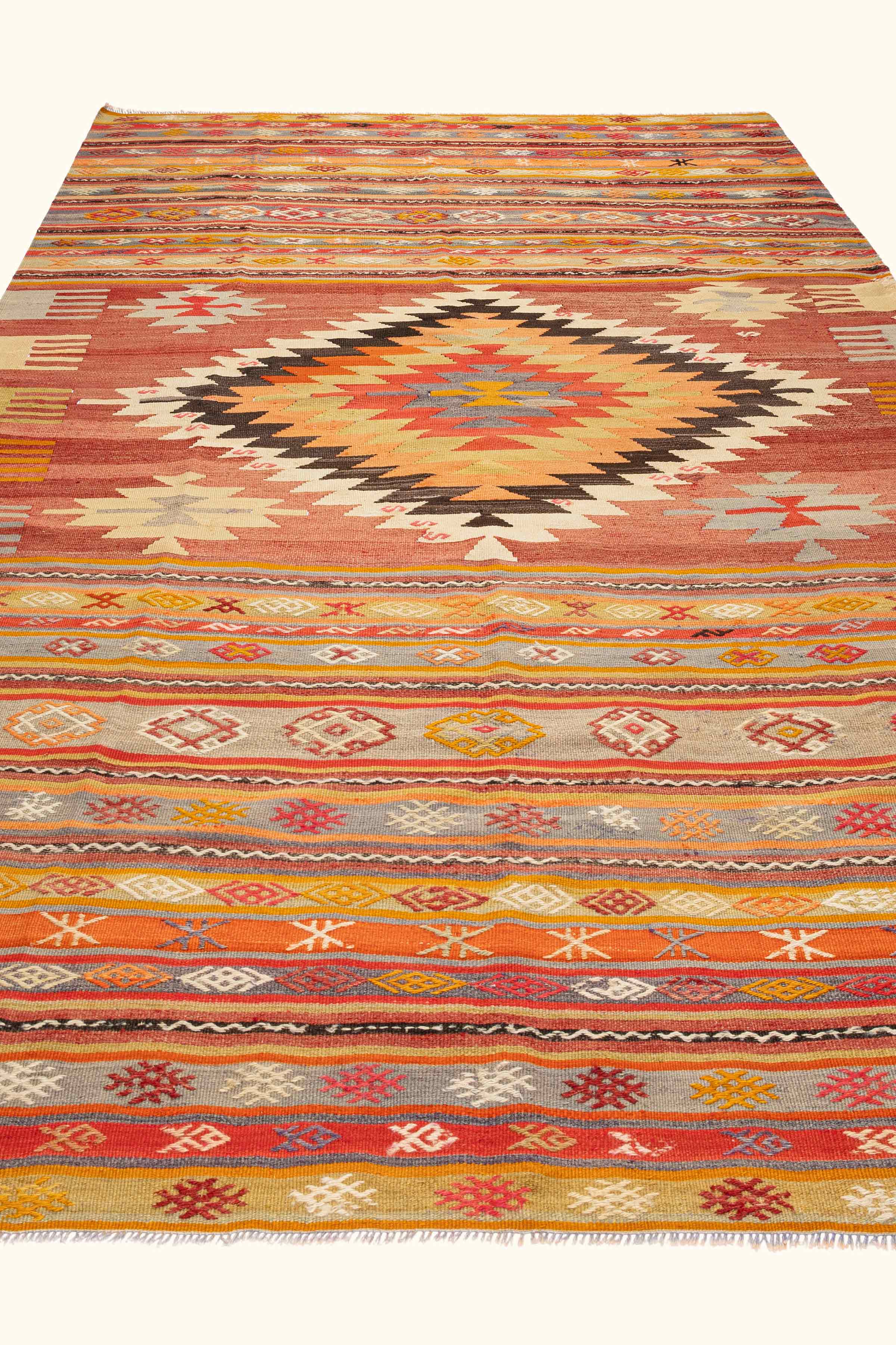 DENIZLI Vintage Kilim 295x190cm