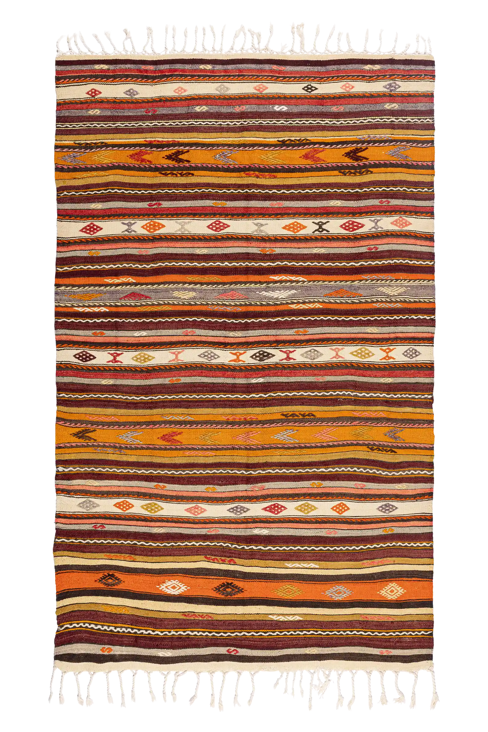 DENIZLI Vintage Kelim 205x125cm