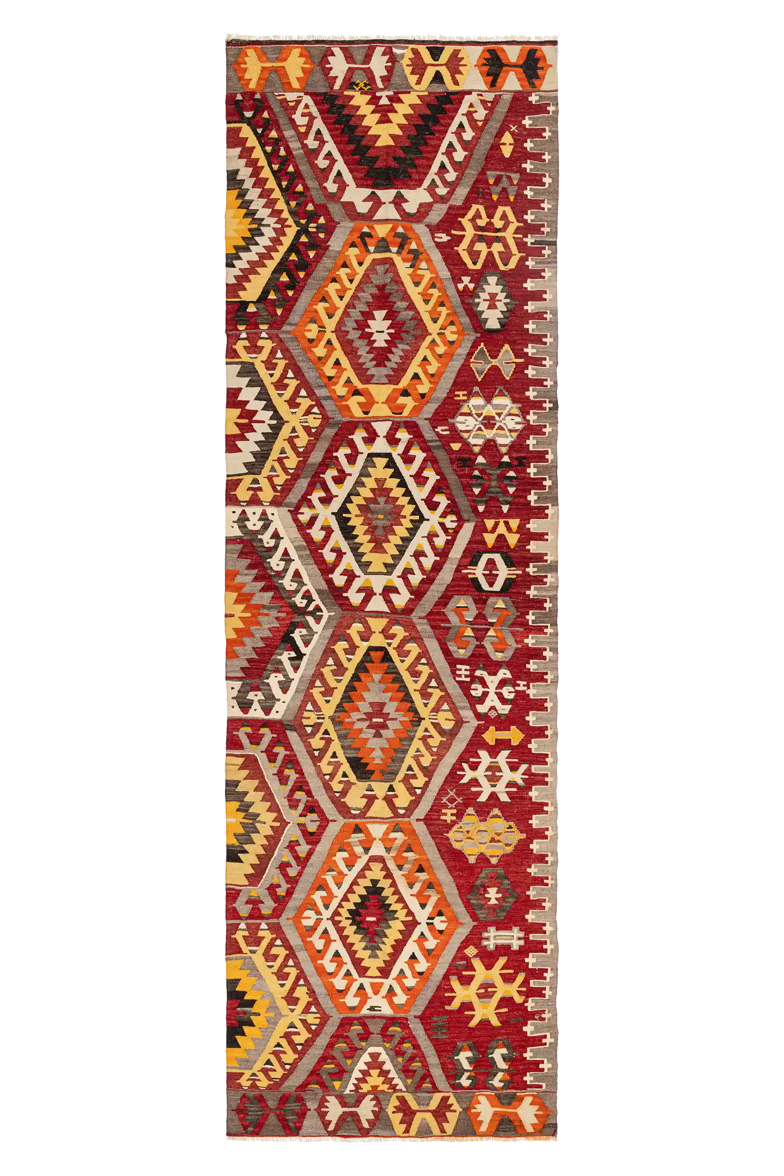 KULA Yörük vintage kilim 325x97cm