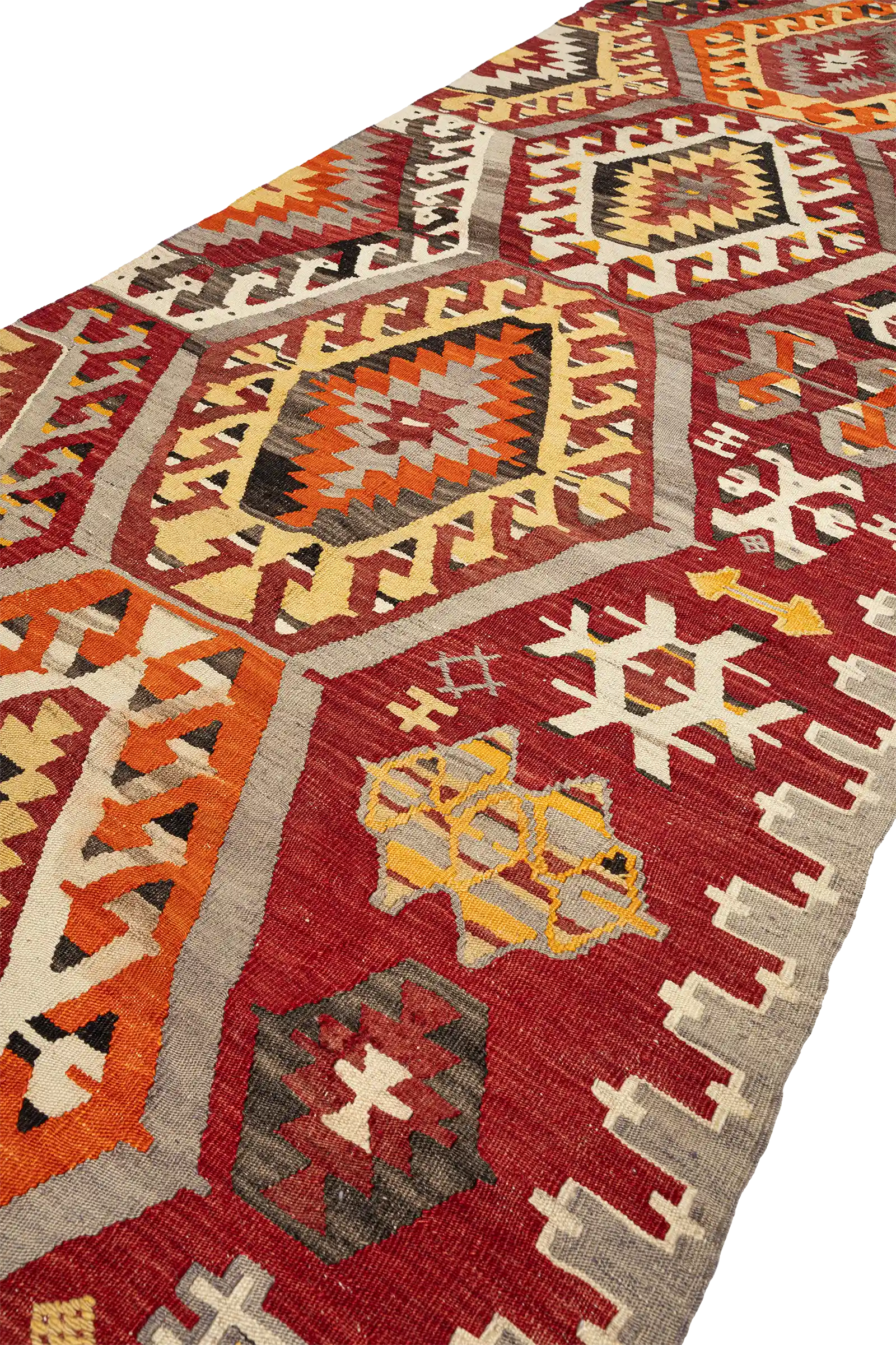 KULA Yörük vintage kilim 325x97cm