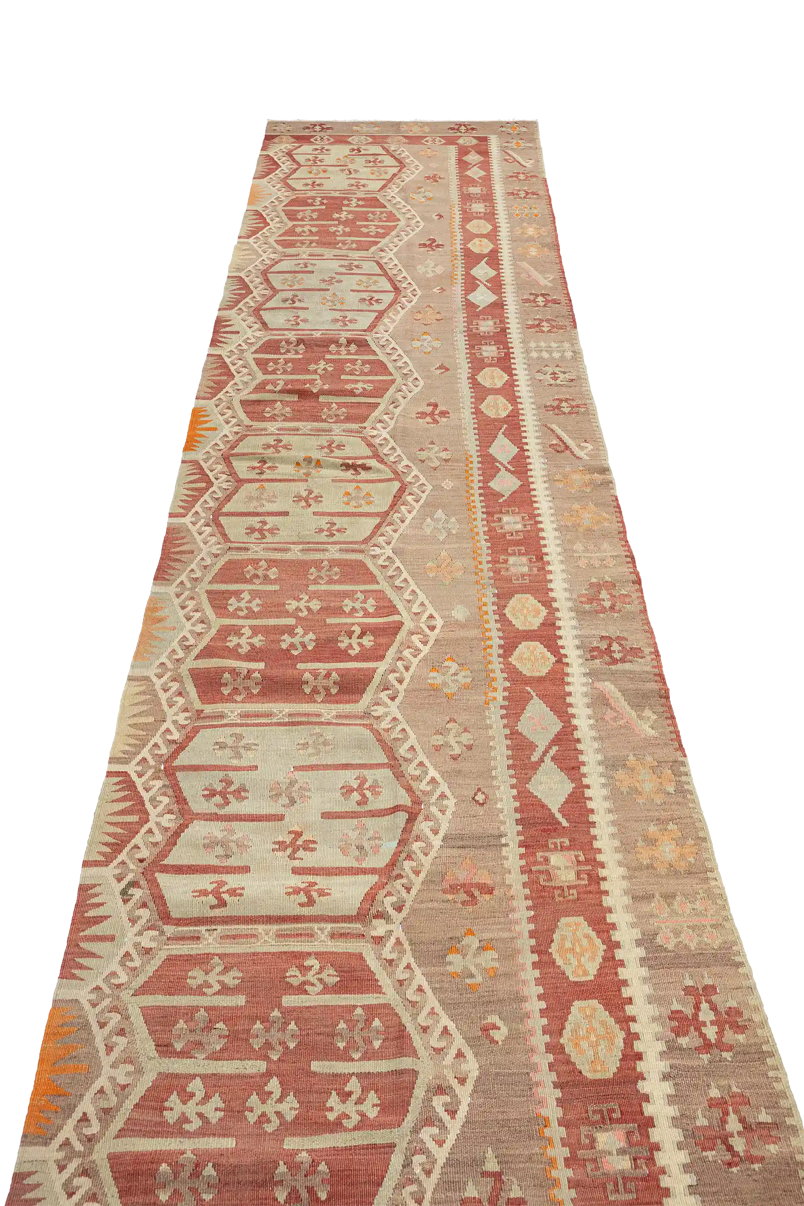 KAYSERI vintage kilim 390x82cm
