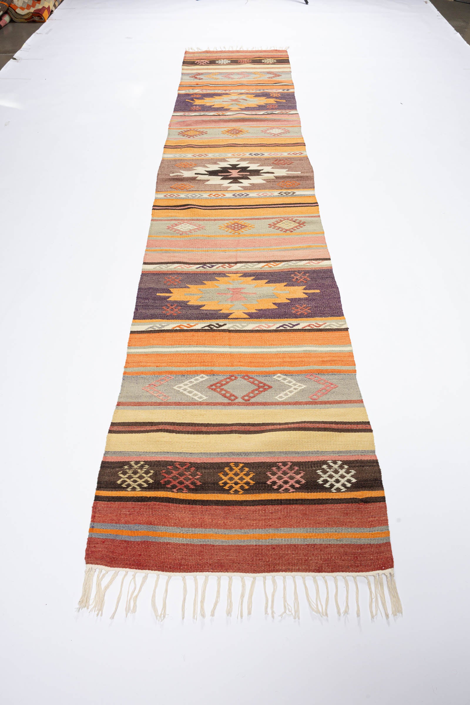 DENIZLI Vintage Kilim 310x62cm