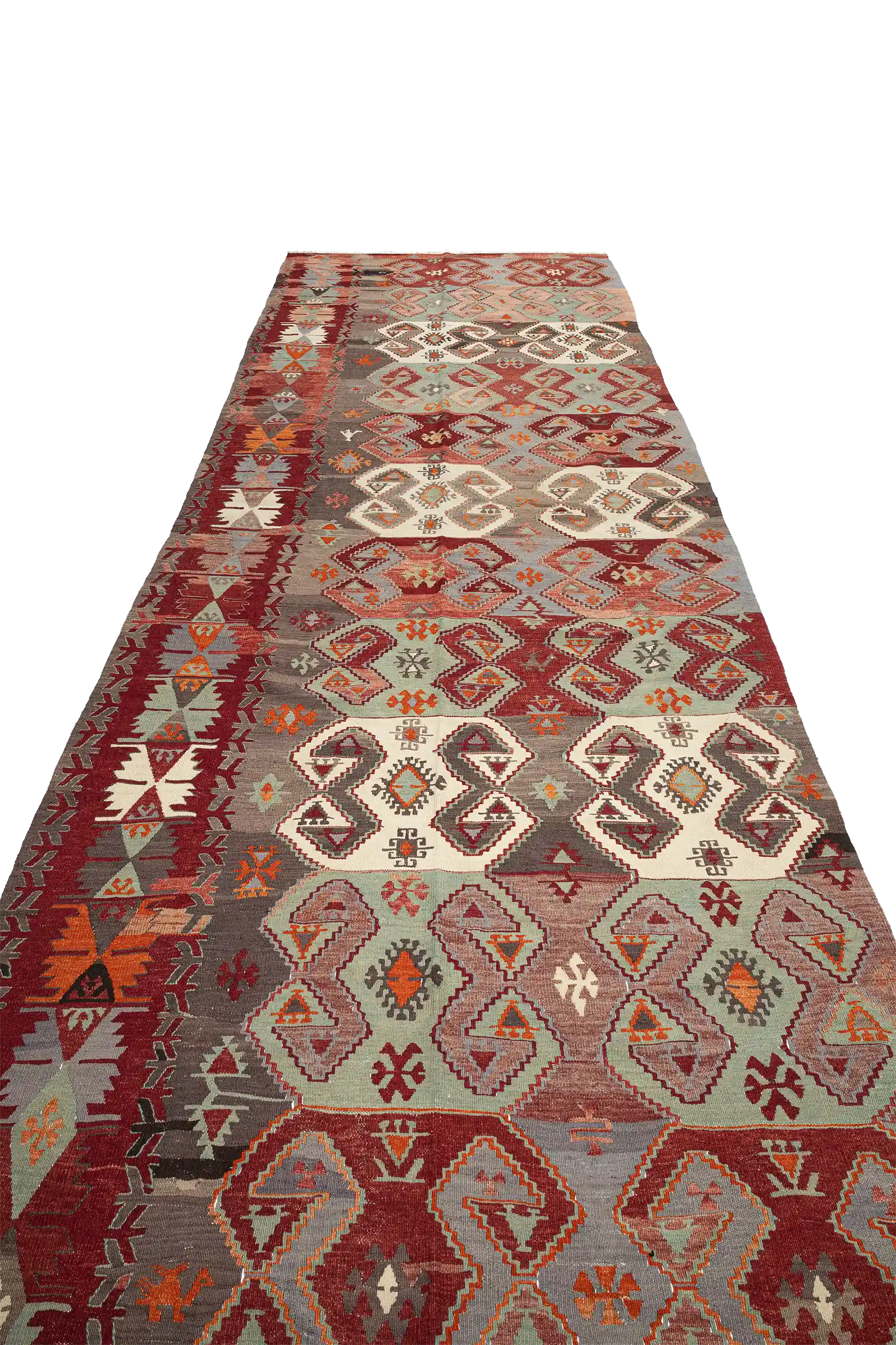 EMIRDAG Vintage Kelim 432x148cm