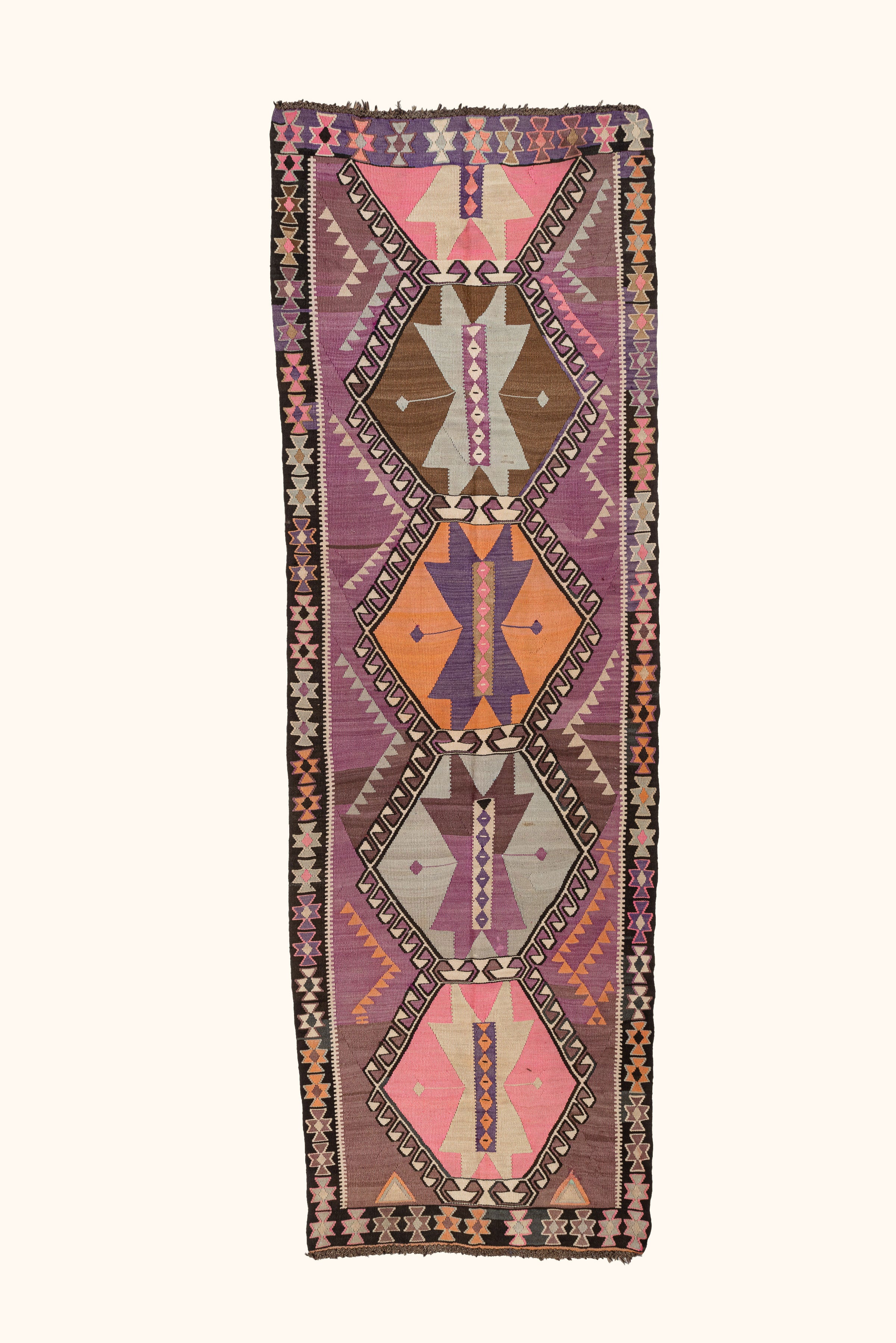 Tapis kilim vintage KARS 426cm x 138cm