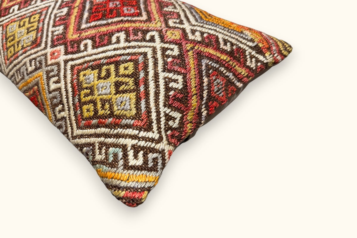 DENIZ vintage kilim cushion 50x30cm