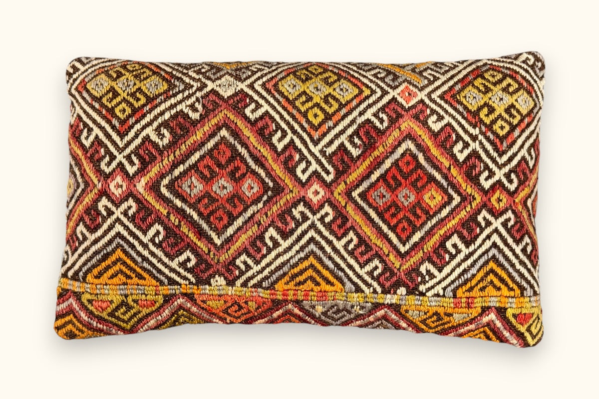 DEFNE vintage kilim cushion 50x30cm