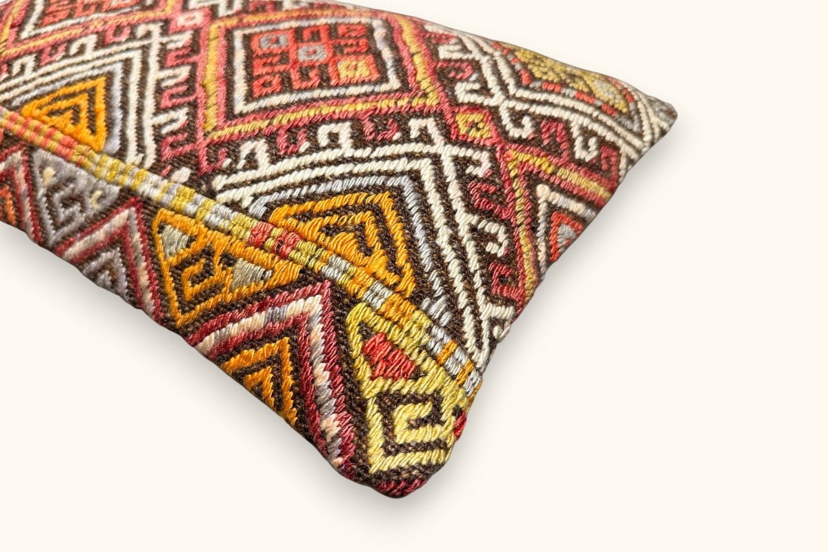 DEFNE vintage kilim cushion 50x30cm