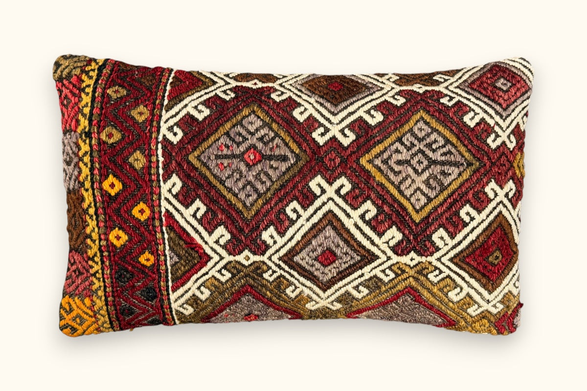 DILARA vintage kilim cushion 50x30cm