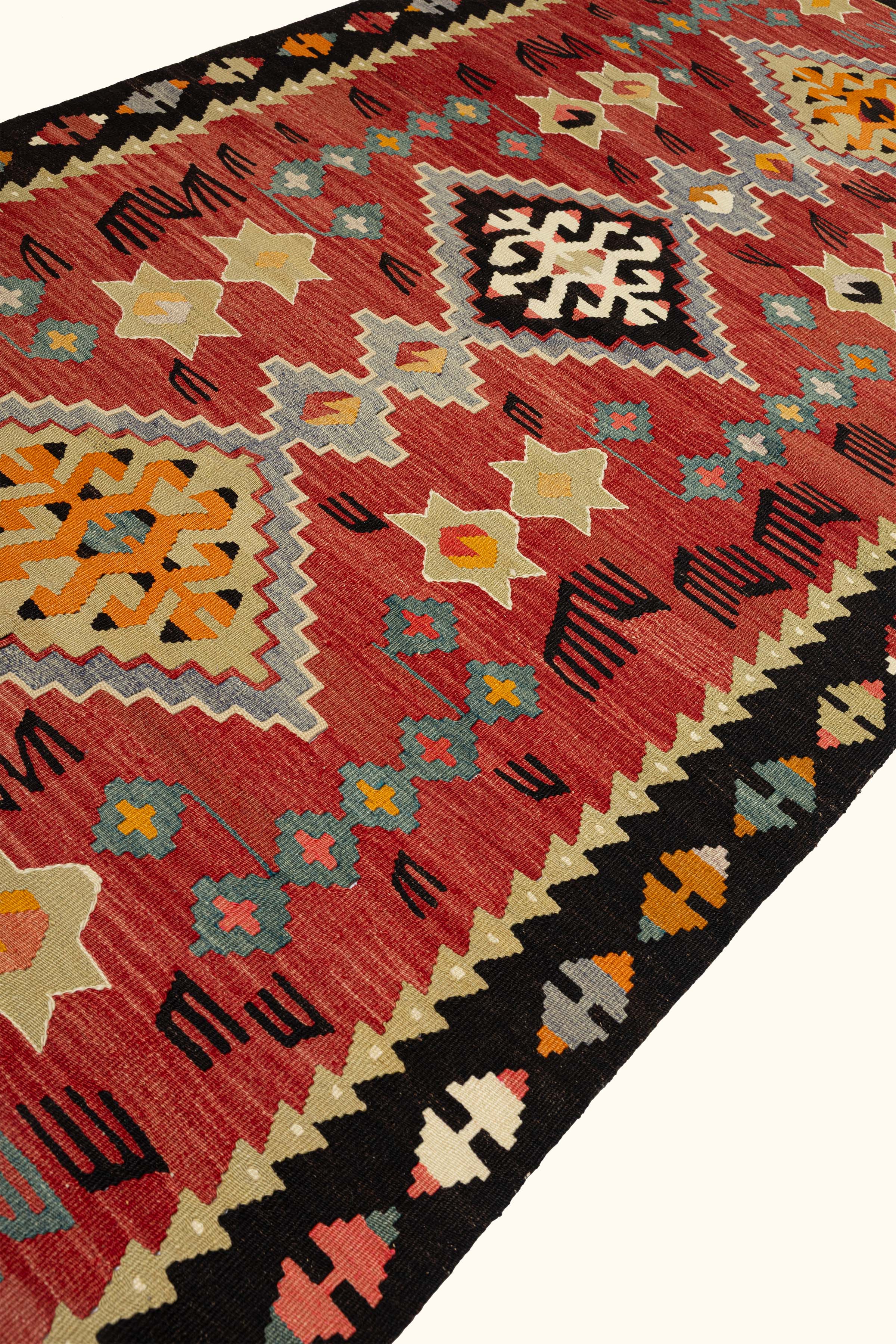 KOPRUBASI vintage kilim 195x100cm