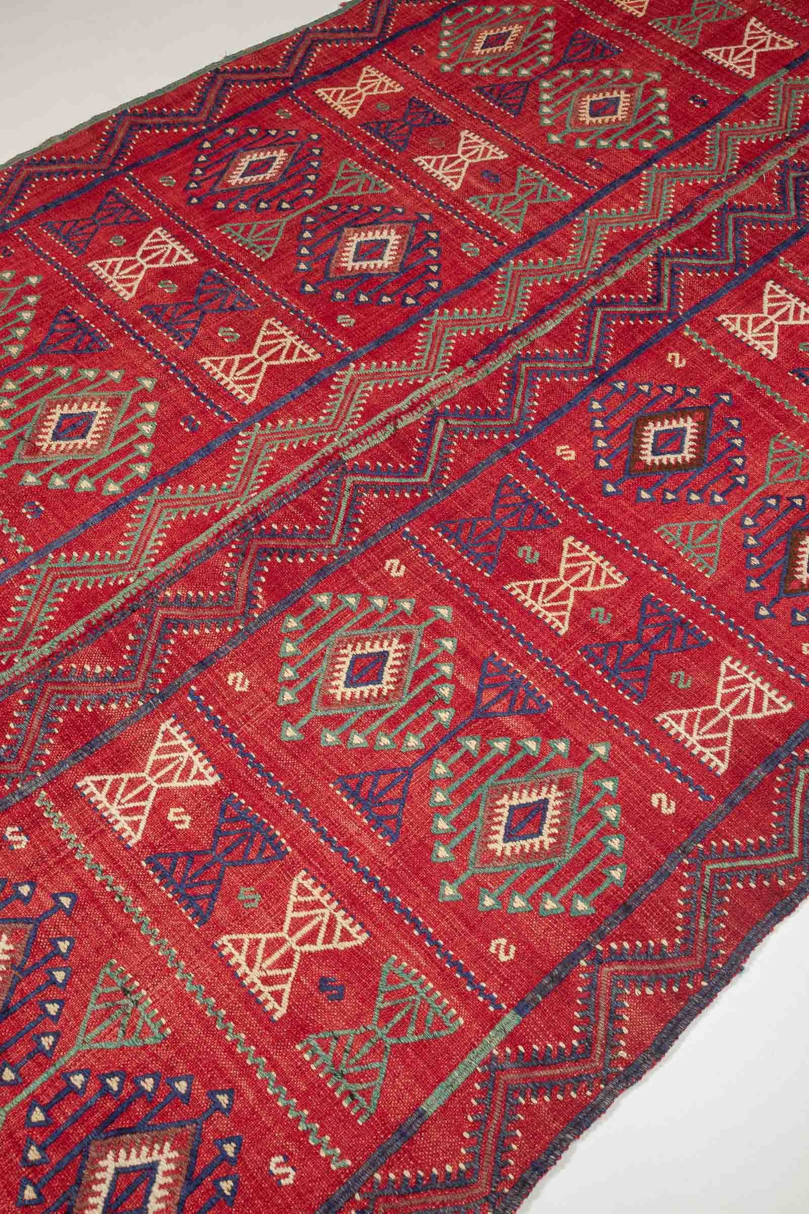 ADANA Vintage Cicim Kelim 263x153cm - Wild Heart Free Soul