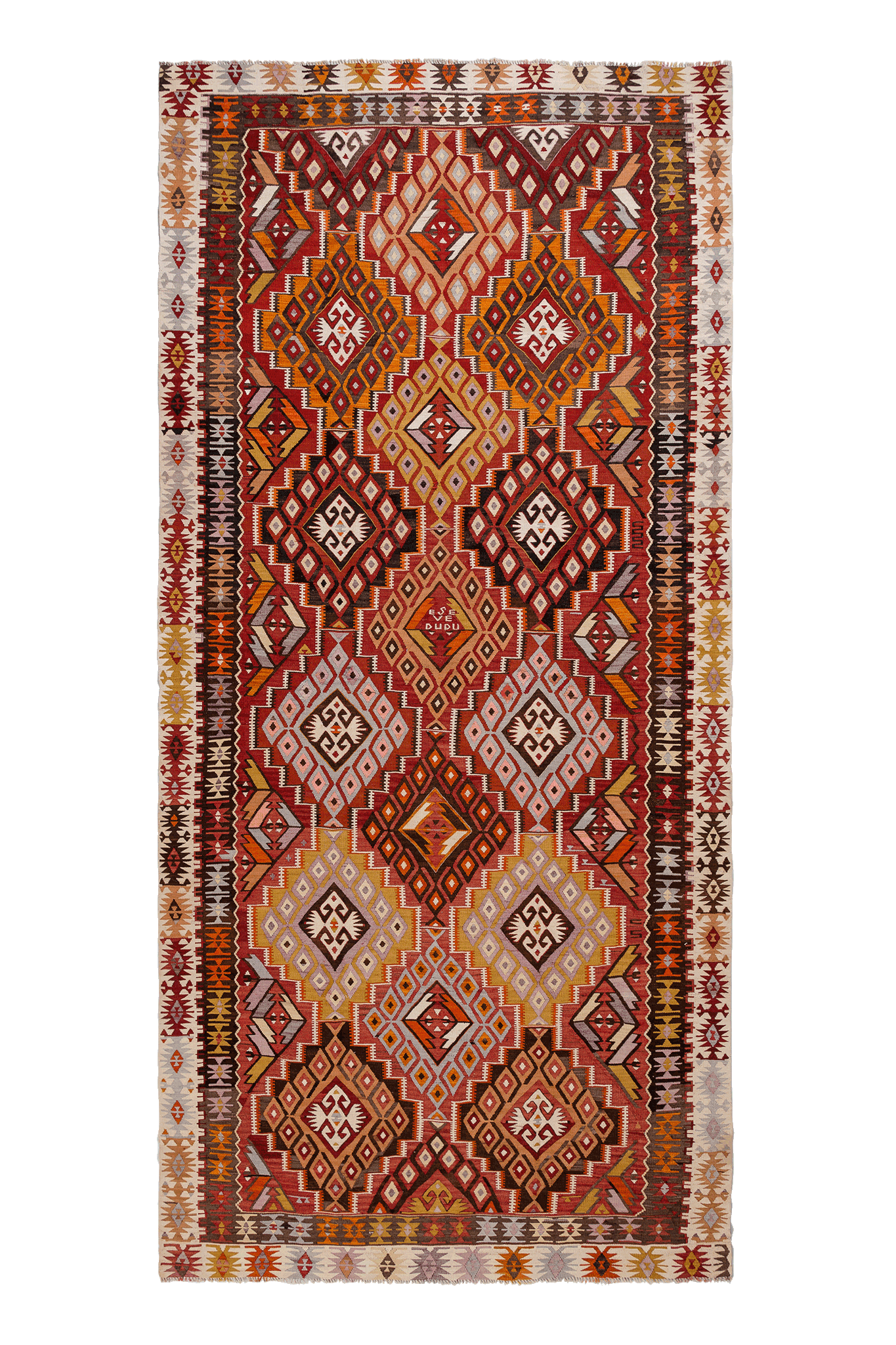 ADANA Vintage Kilim 397x188cm - Wild Heart Free Soul