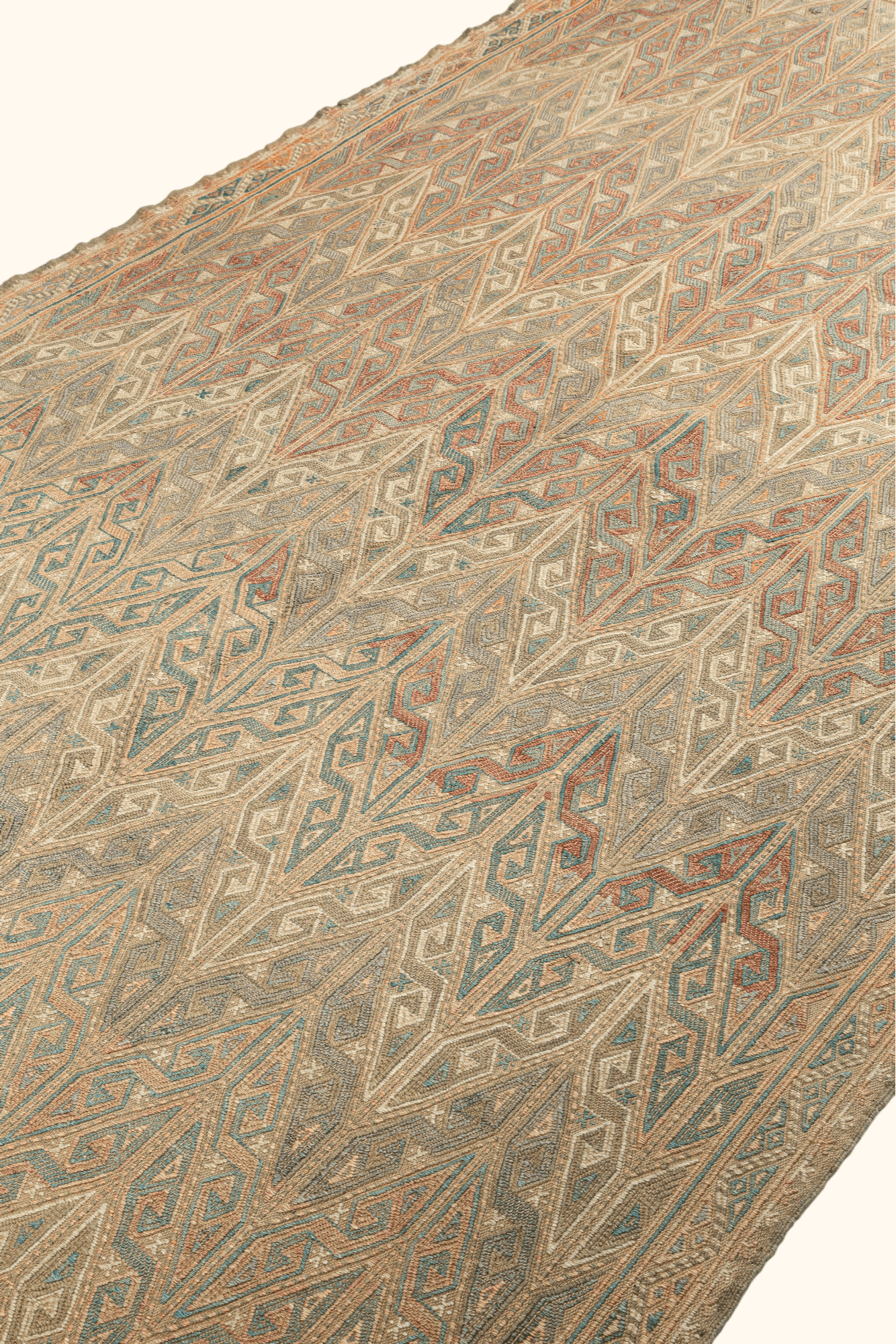 AFYON Vintage Cicim Kelim 347x187cm - Wild Heart Free Soul
