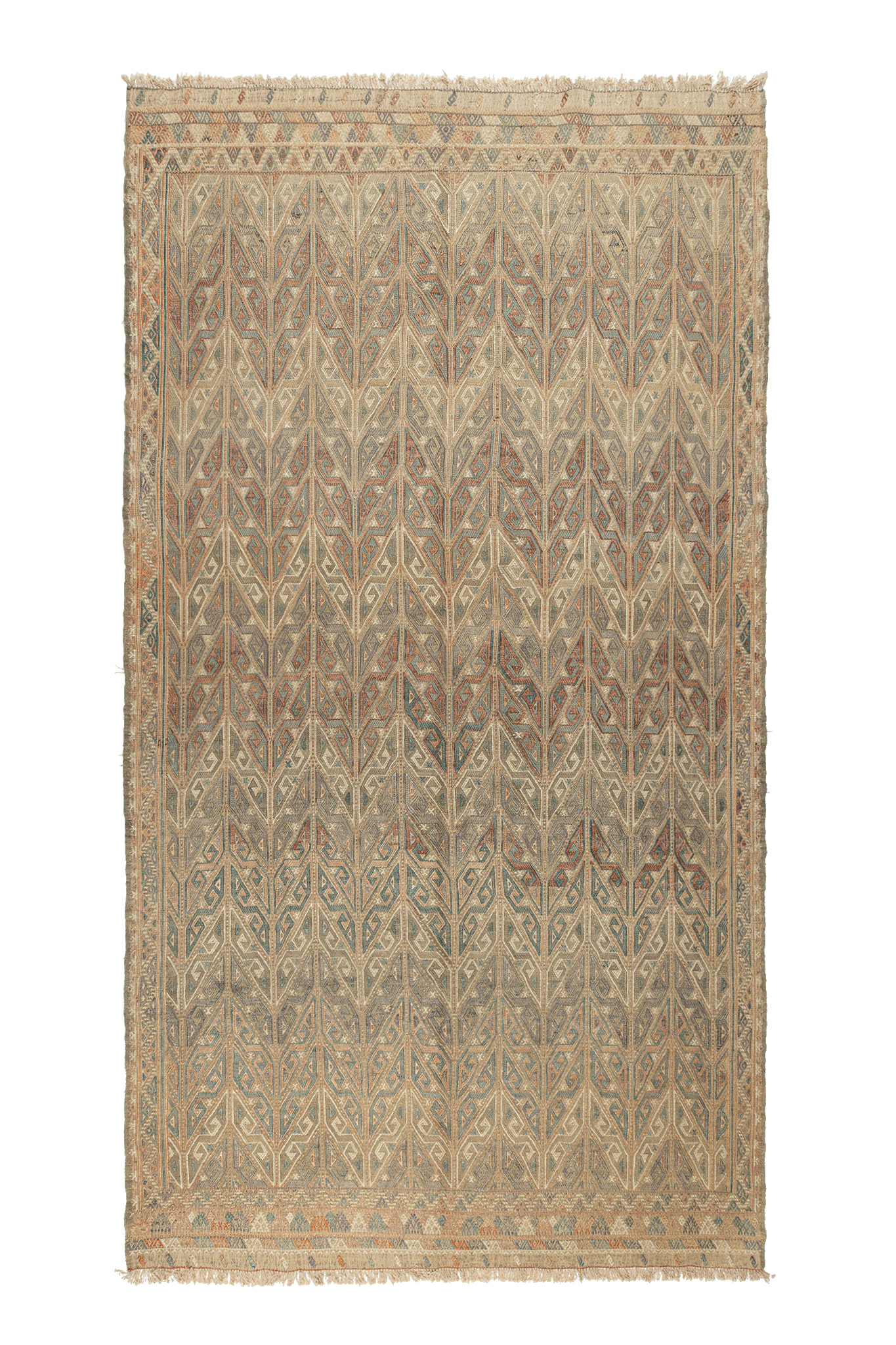 AFYON Vintage Cicim Kelim 347x187cm - Wild Heart Free Soul