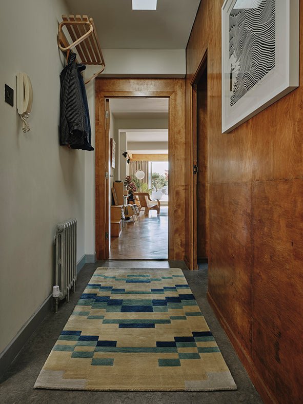 Anni Albers Bauhaus Teppich 'TEMPLE EMANU - EL' 170x90 cm - Wild Heart Free Soul