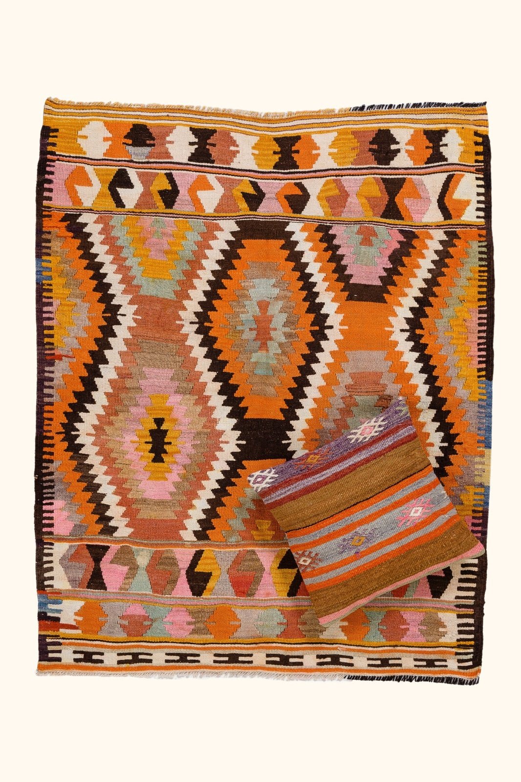 BARAK Vintage Kelim 130x106cm - Wild Heart Free Soul