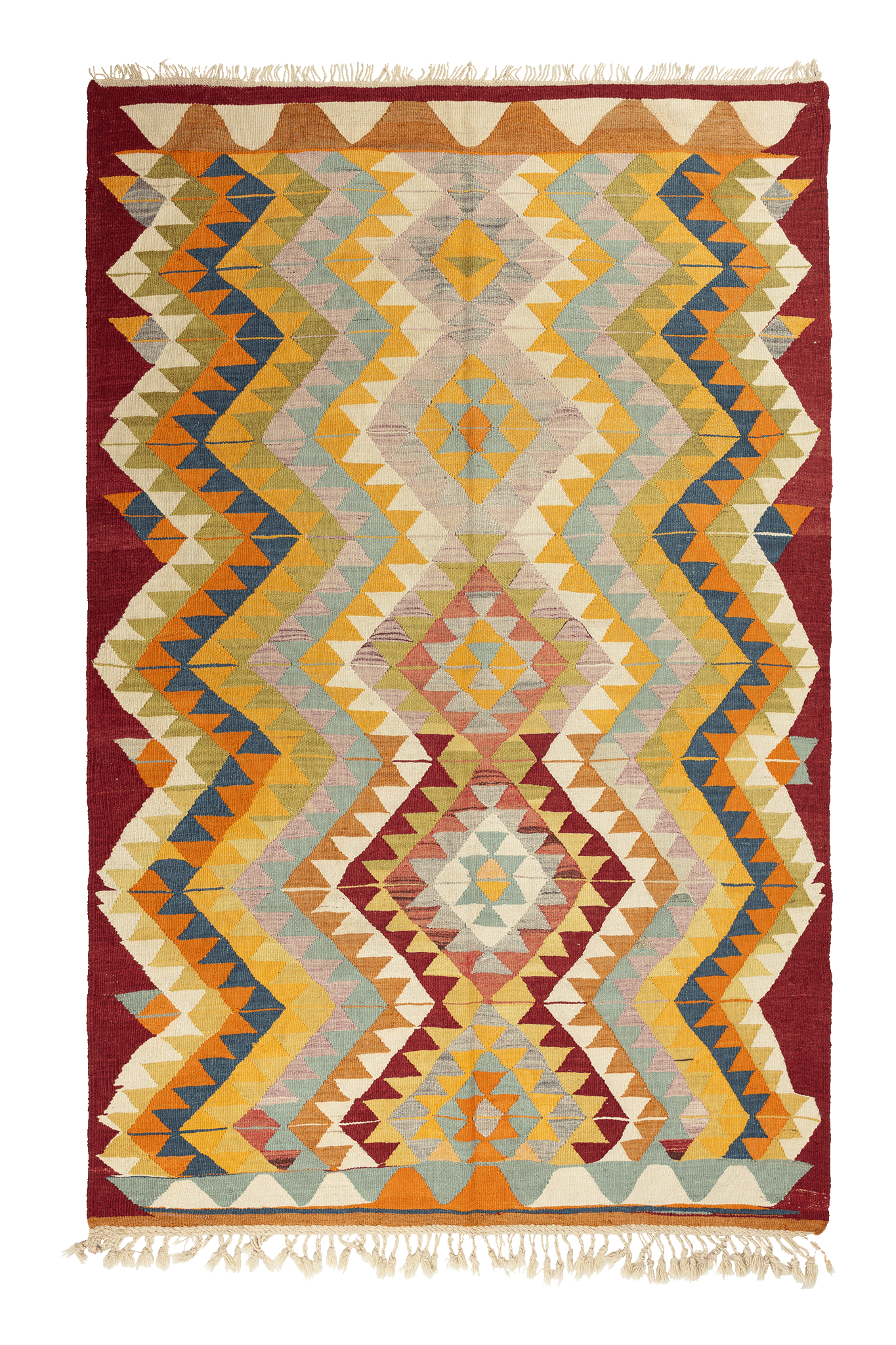DENIZLI Vintage Kelim 242x154cm - Wild Heart Free Soul