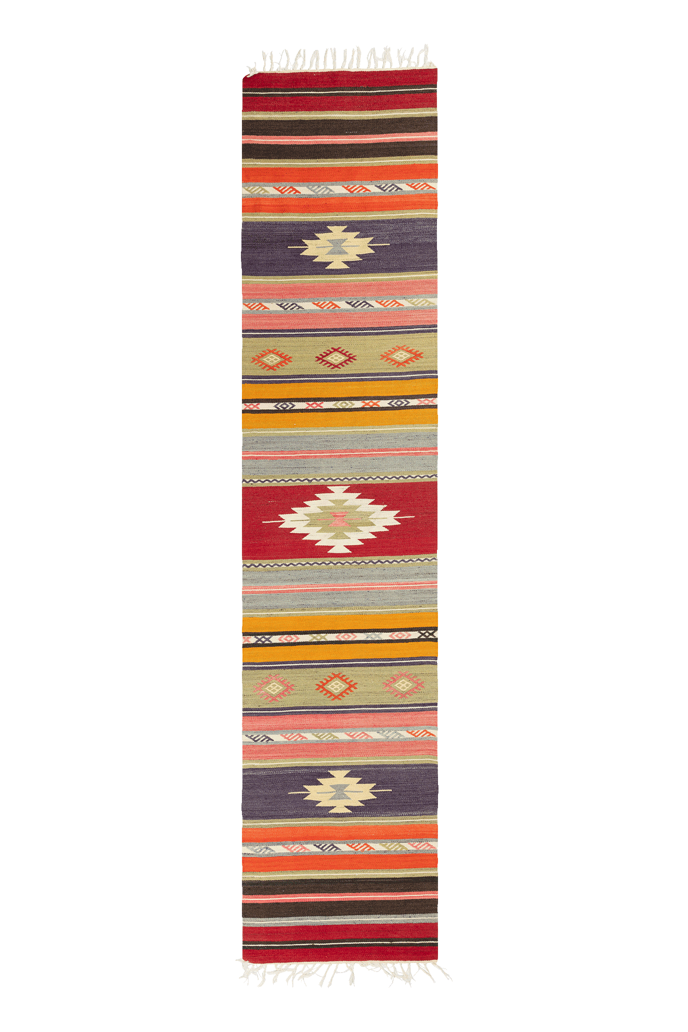 DENIZLI Vintage Kelim 296x58cm - Wild Heart Free Soul