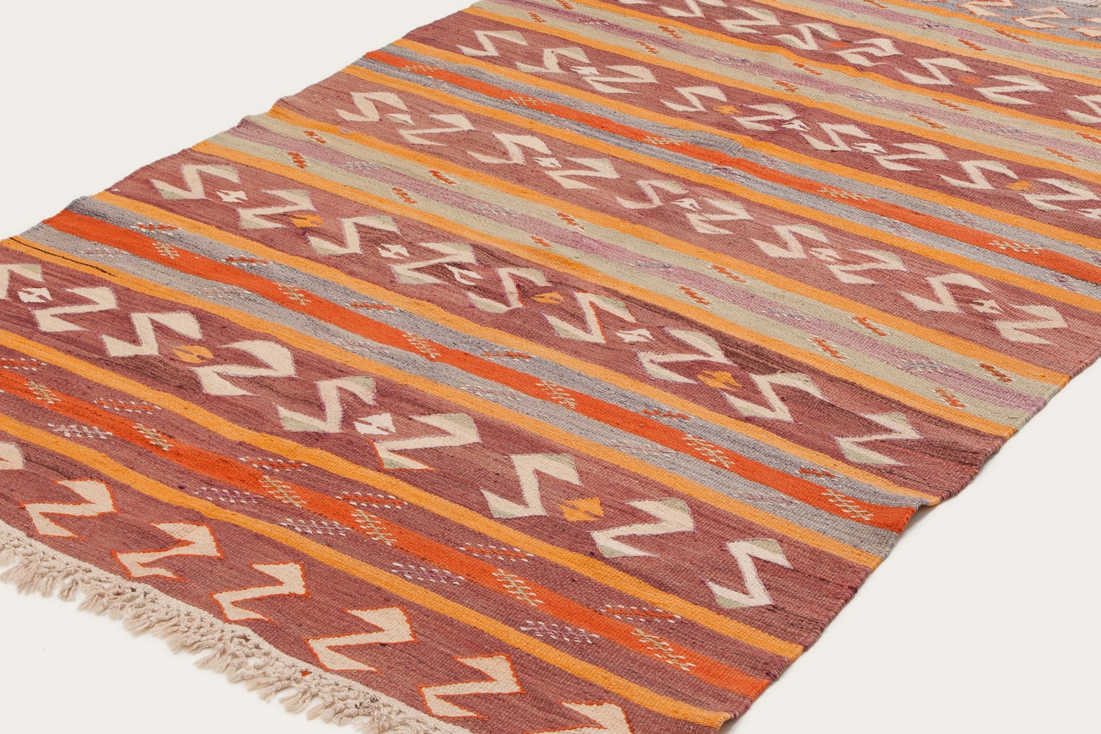 DENIZLI Vintage Kilim 224x159cm - Wild Heart Free Soul