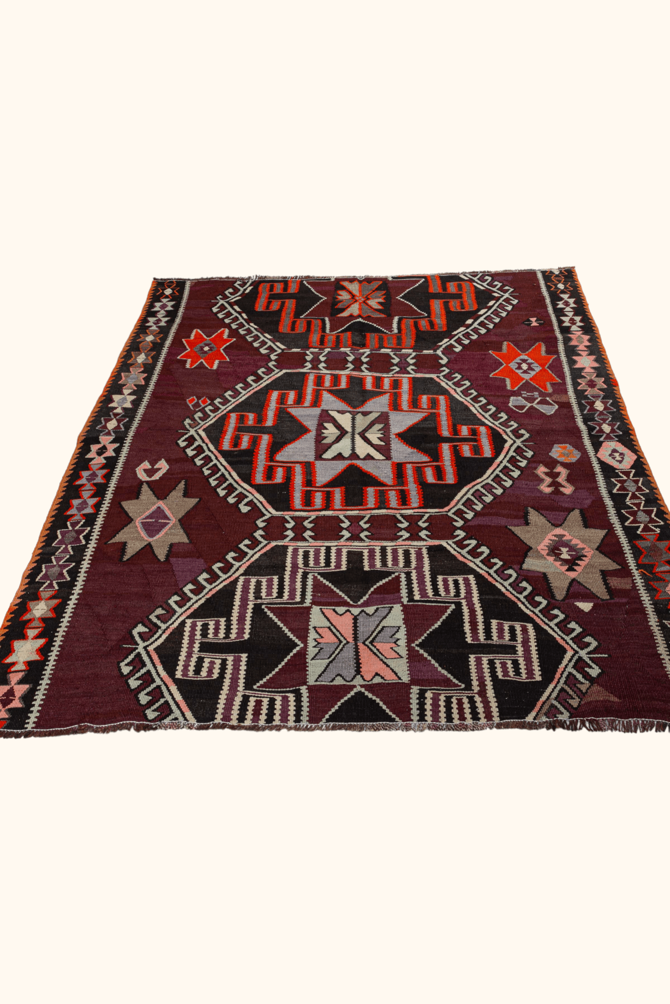 KARS Vintage Kelim 203x175cm - Wild Heart Free Soul