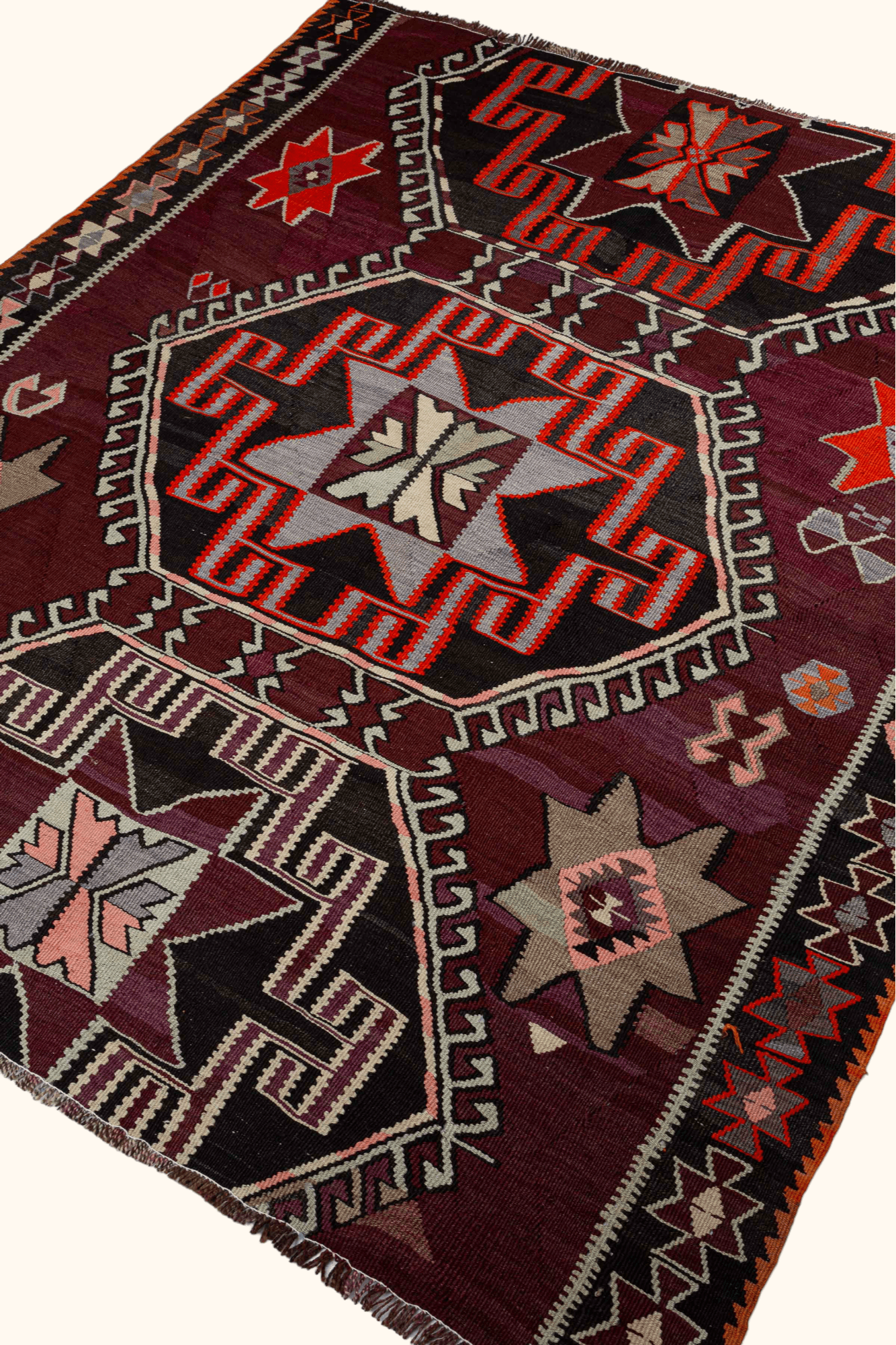 KARS Vintage Kelim 203x175cm - Wild Heart Free Soul