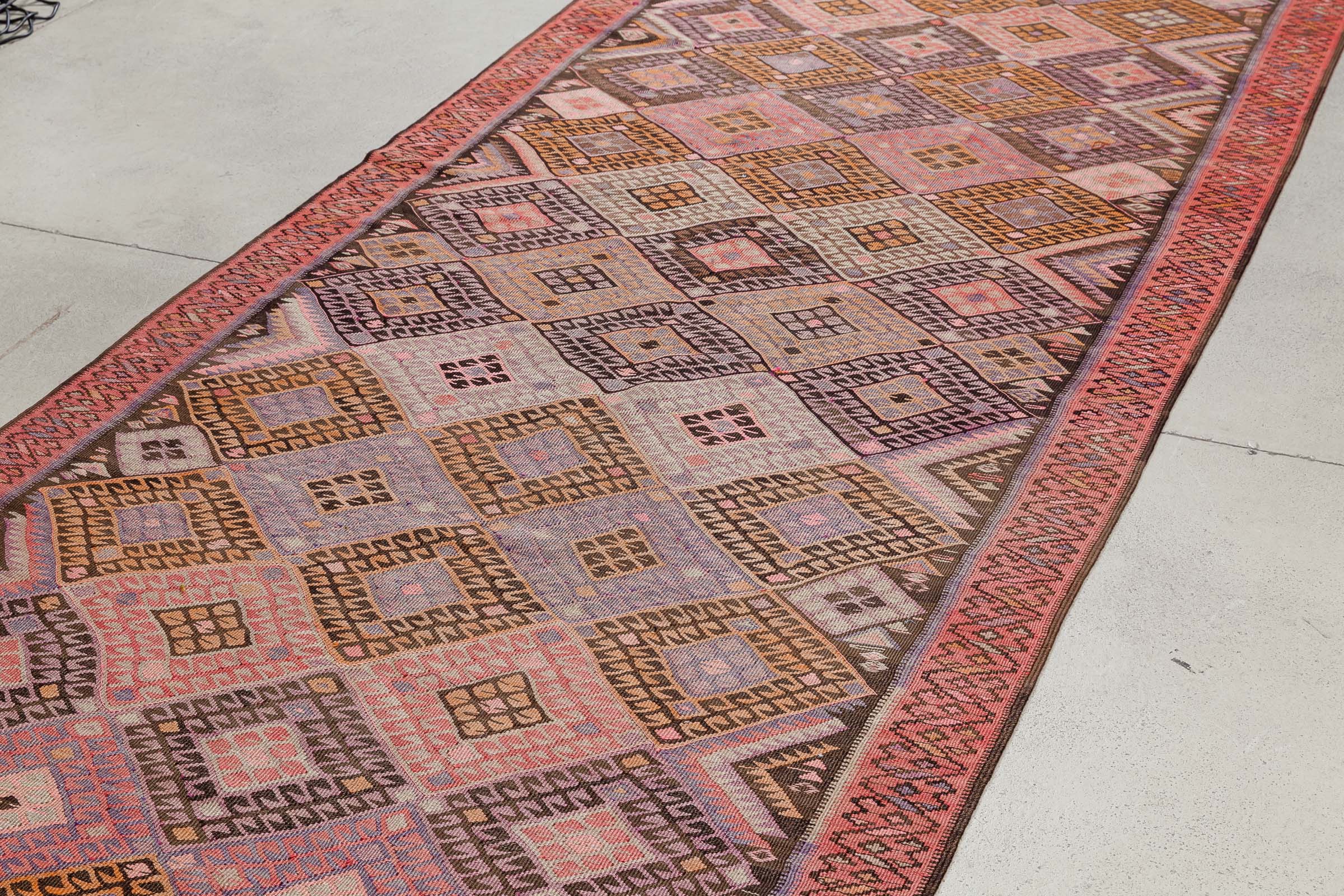 KARS VINTAGE KILIM 440x150cm - Wild Heart Free Soul