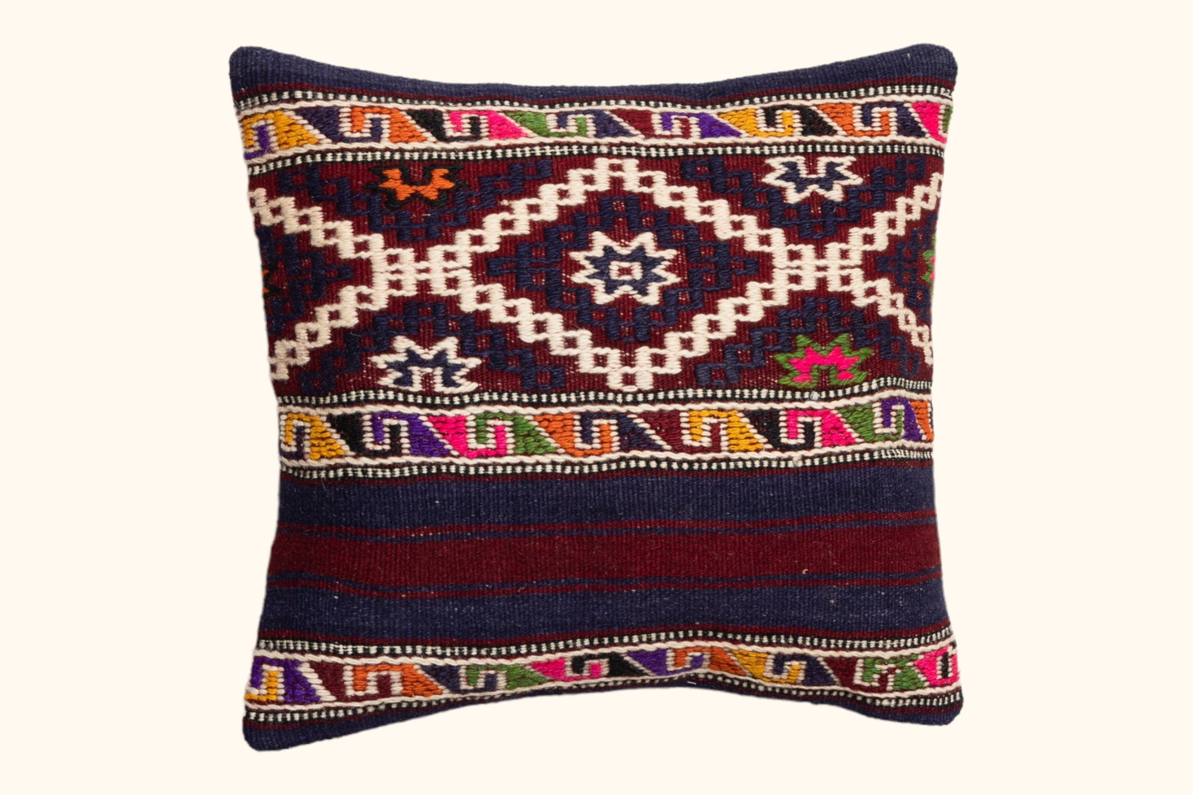 Kelim Kissen Bahtinur 40x40cm - Wild Heart Free Soul