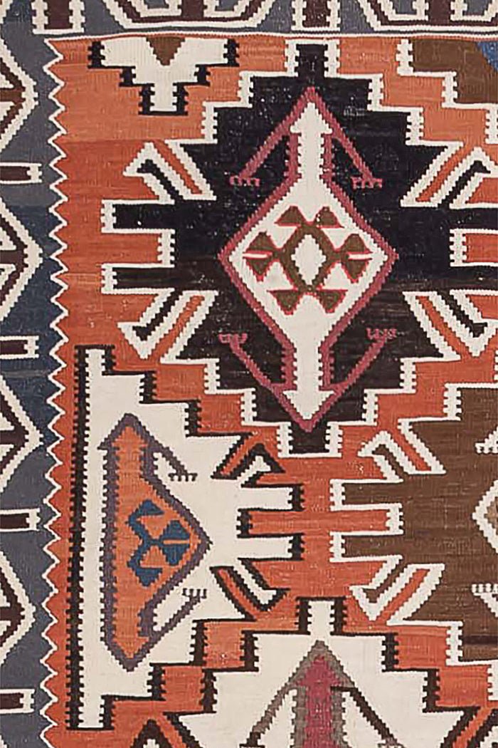 KUBA Vintage Kilim 252x168cm - Wild Heart Free Soul