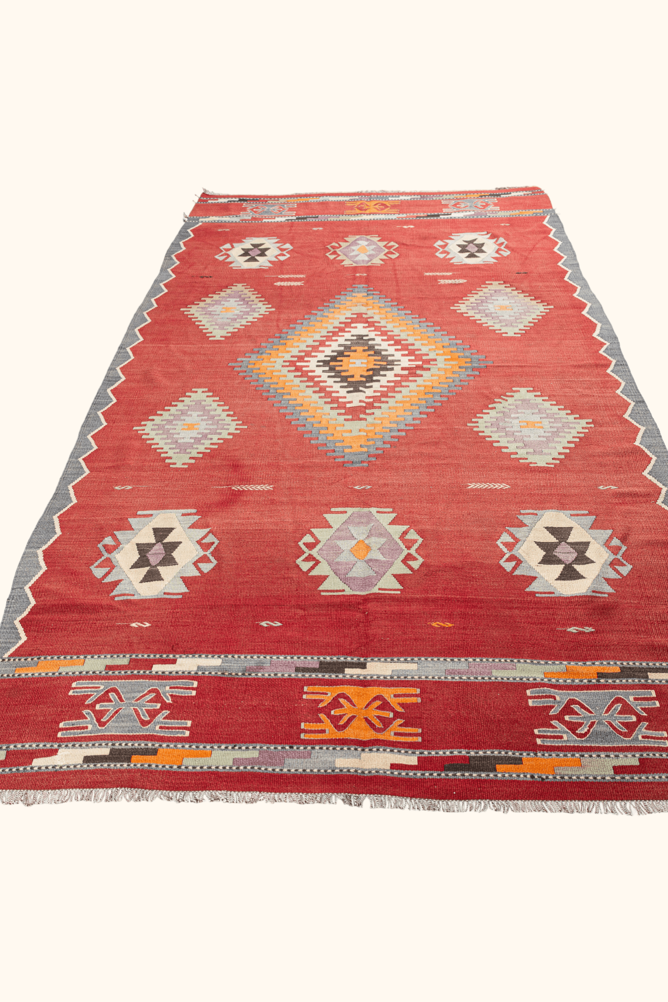 KÜTAHYA Vintage Kelim 343x182cm - Wild Heart Free Soul