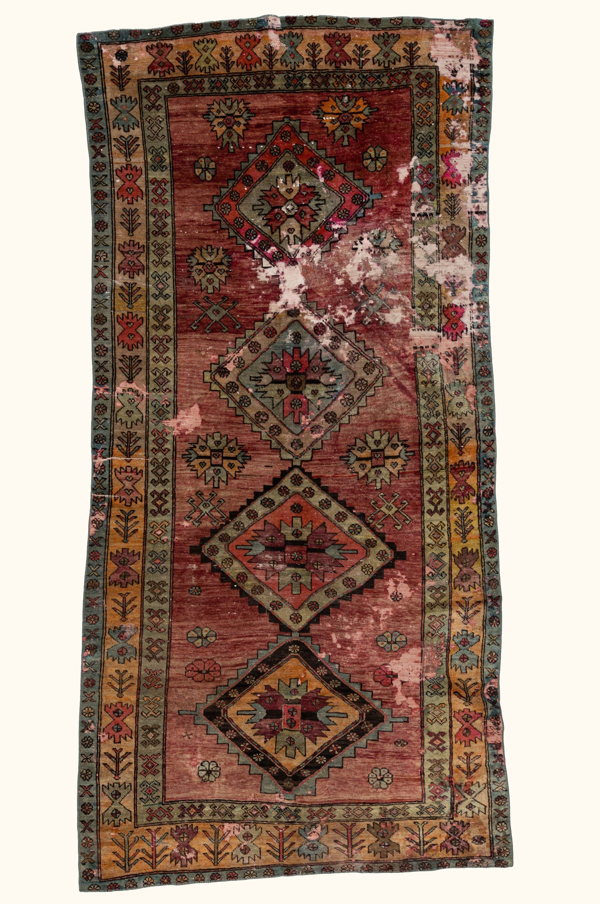 RUSSIA Vintage Kelim 302x142cm - Wild Heart Free Soul