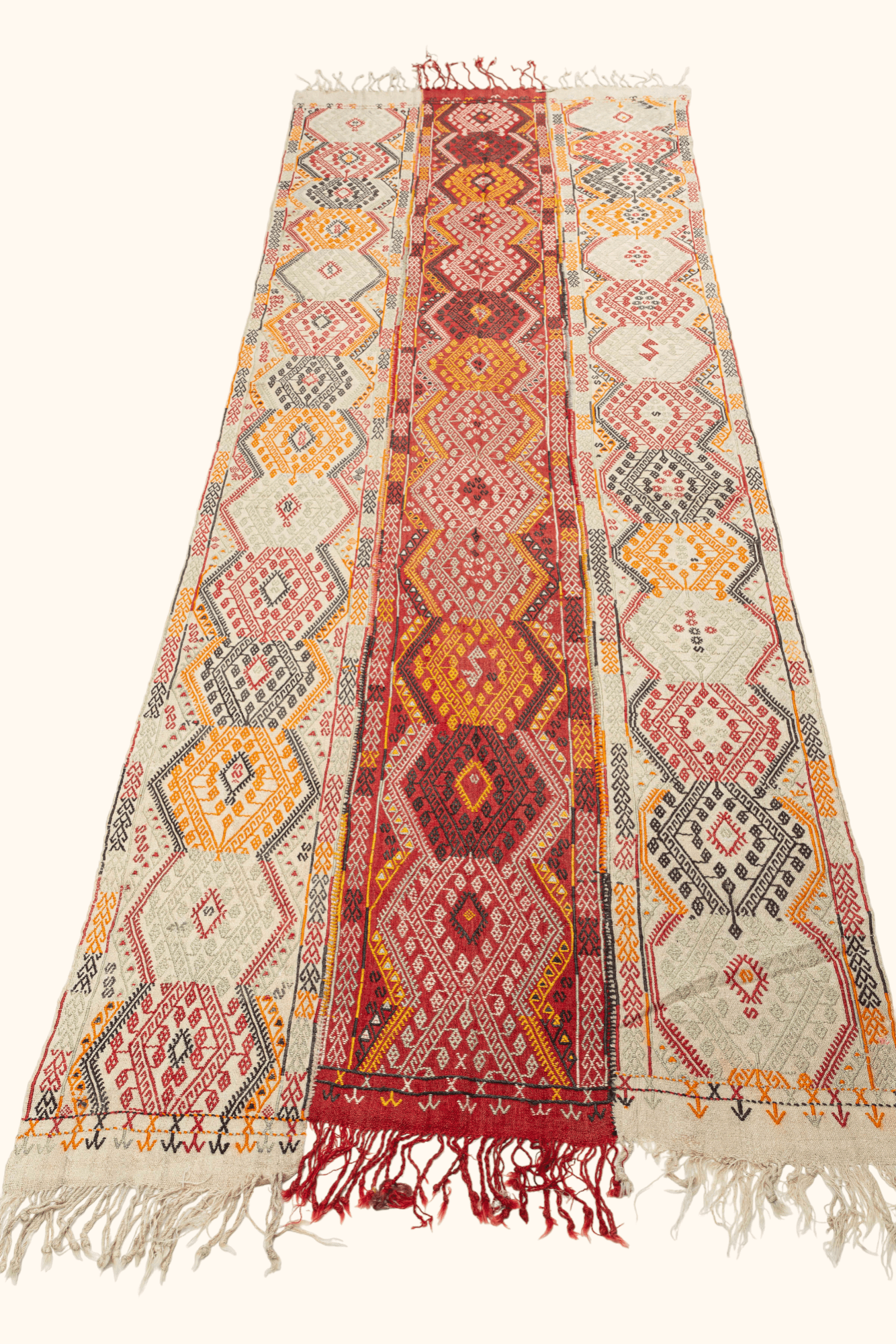 SIVAS Vintage Cicim Kelim 346x110cm - Wild Heart Free Soul