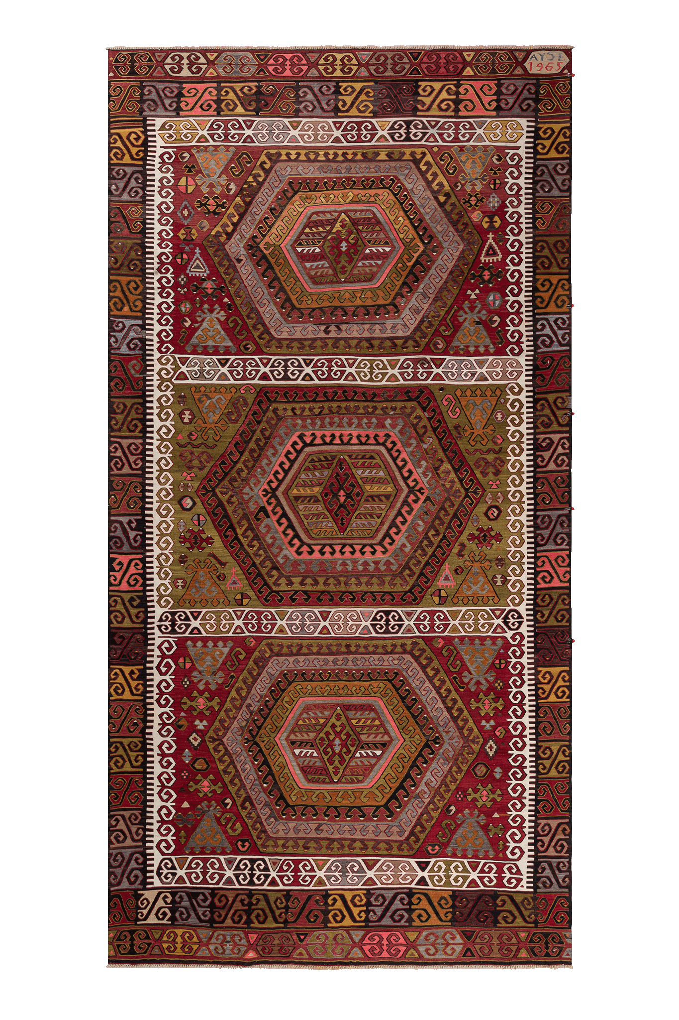 SIVRIHISAR Vintage Kilim 340x188cm - Wild Heart Free Soul