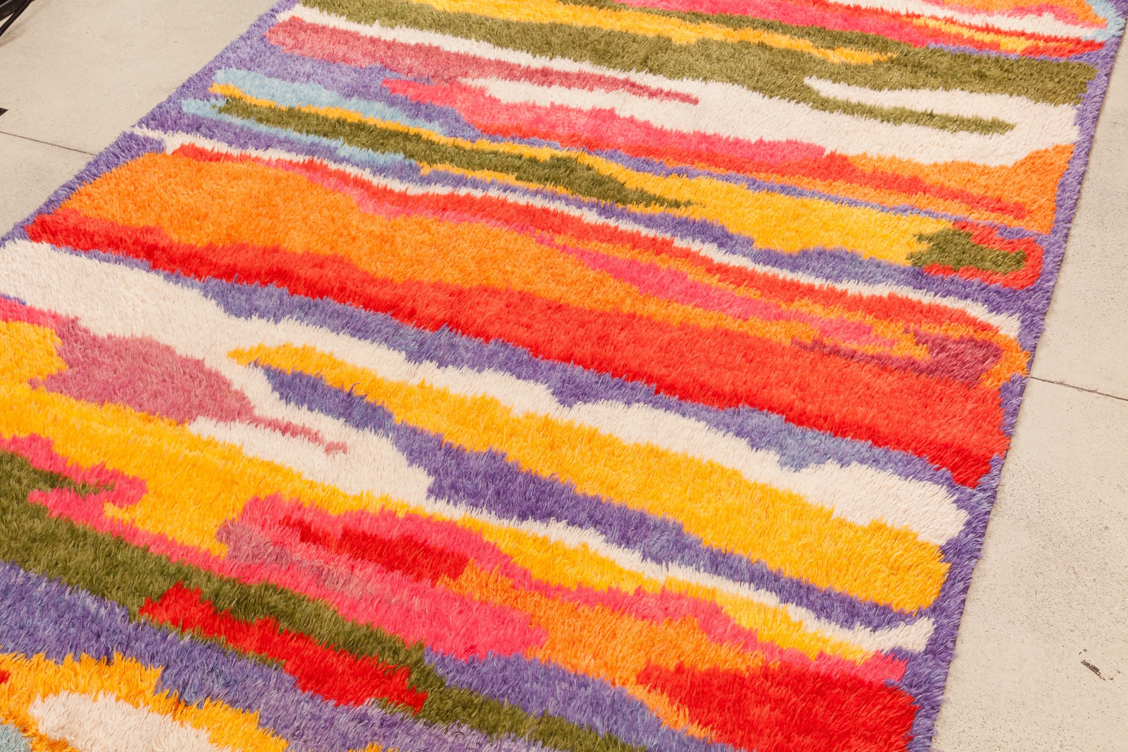 TÜLÜ Angora Shaggy Teppich 260x179cm - Wild Heart Free Soul
