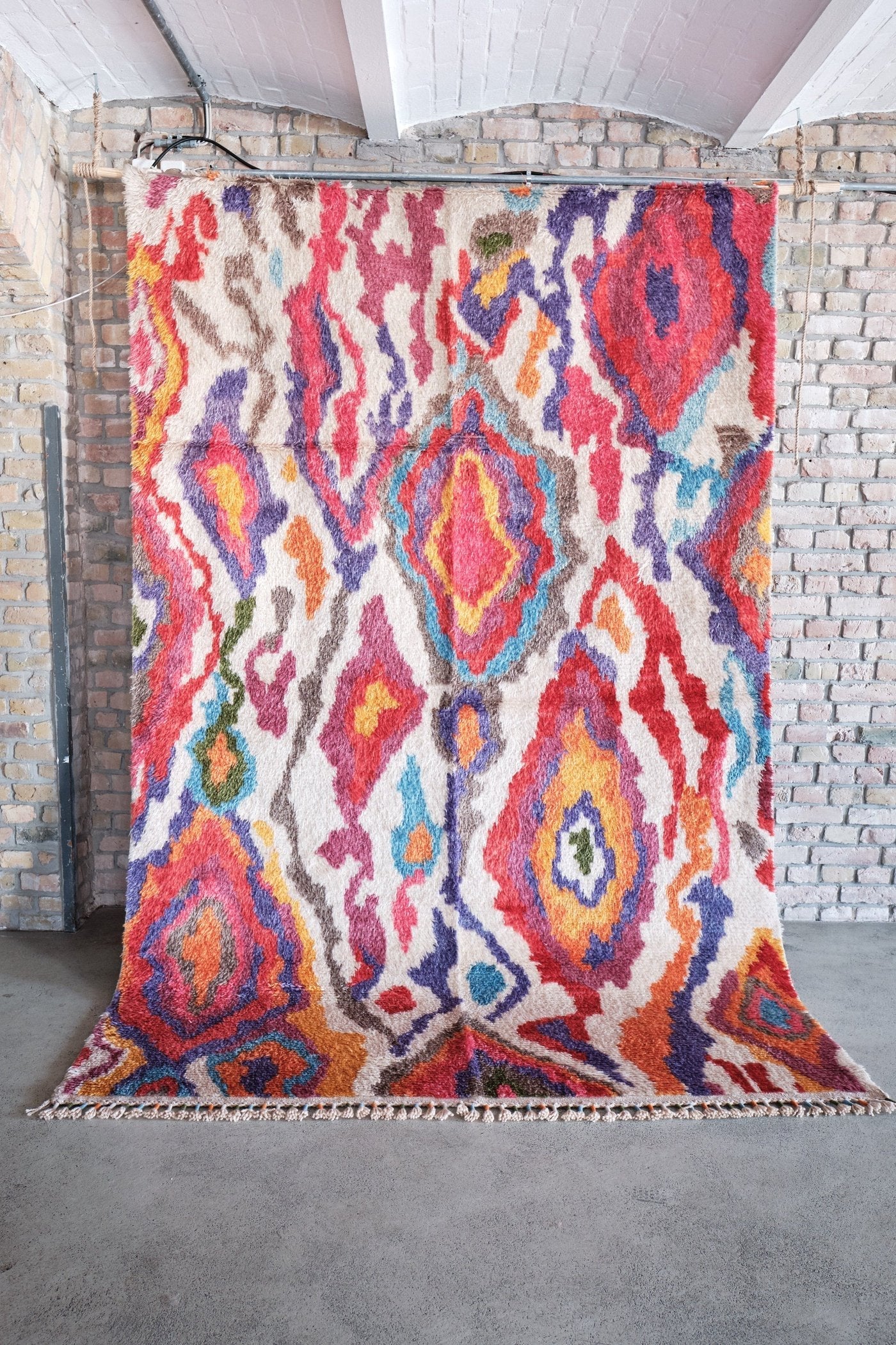TÜLÜ Angora Shaggy Teppich 322 x 202cm - Wild Heart Free Soul