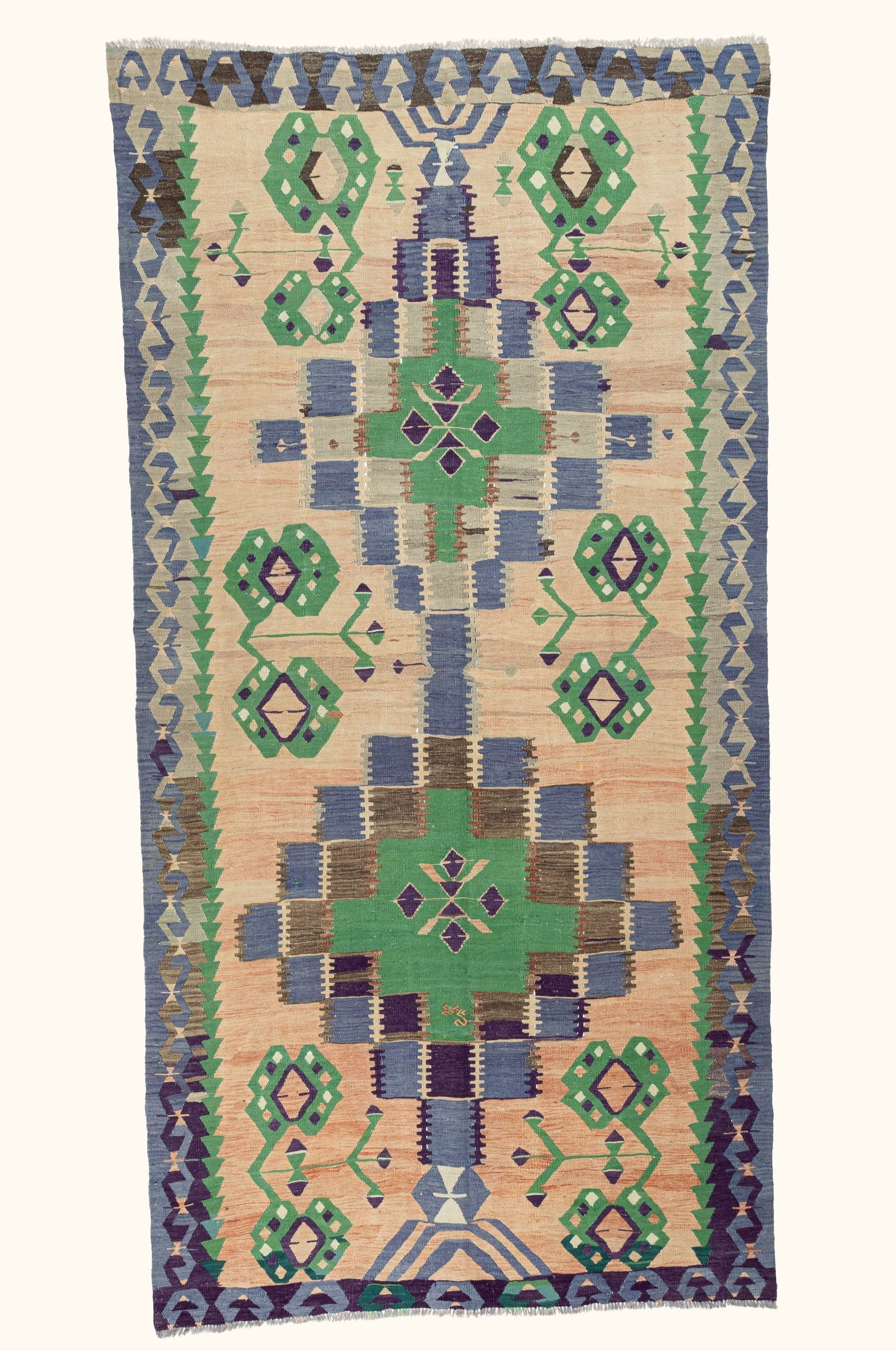 USAK Vintage Kelim 354x175cm - Wild Heart Free Soul