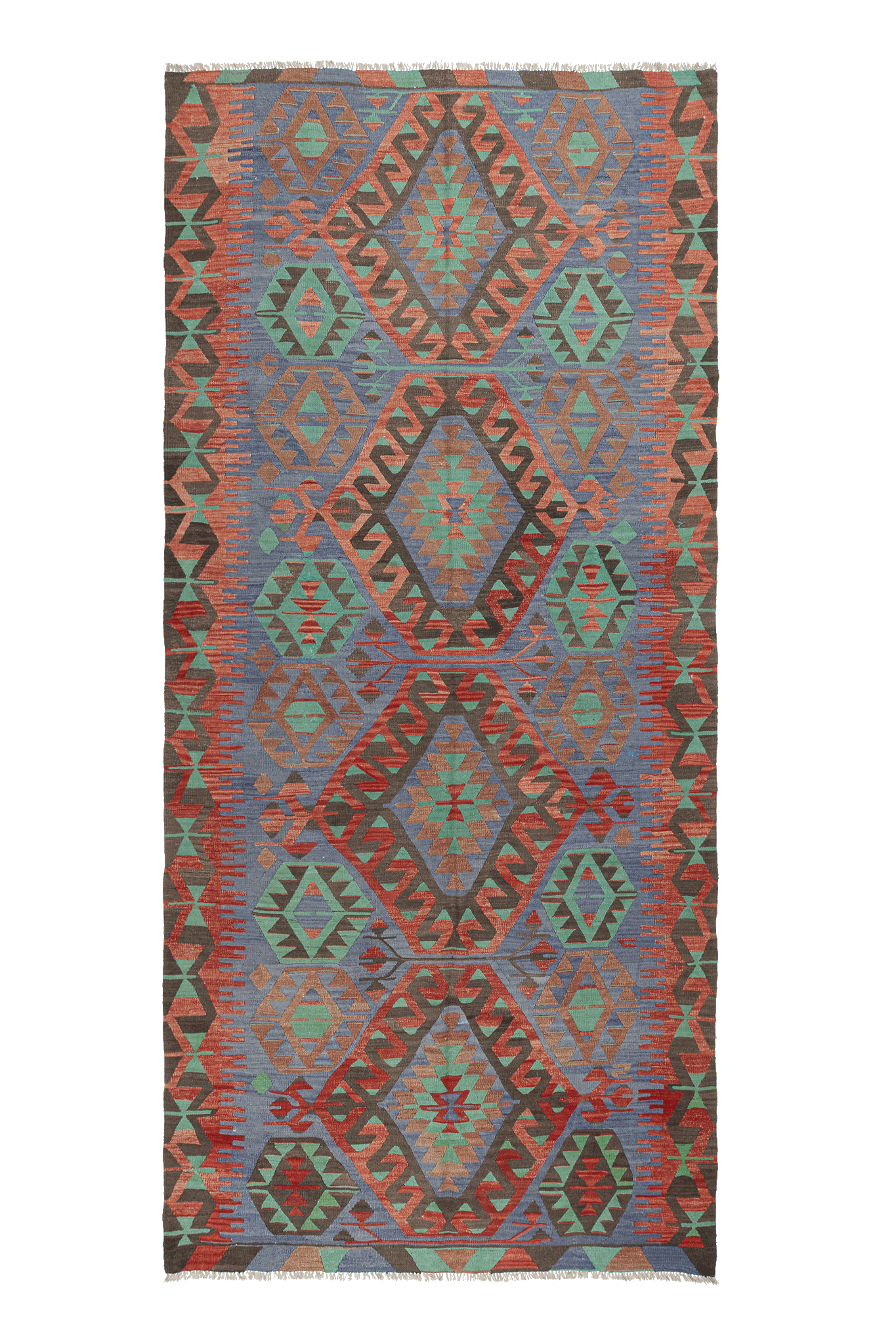 USAK Vintage Kelim 355x160cm - Wild Heart Free Soul