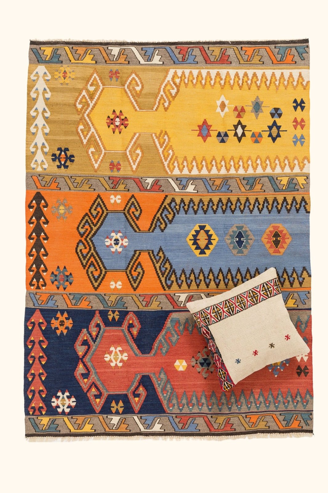 Vintage Kilim 1990s, Konya 174x127cm - Wild Heart Free Soul