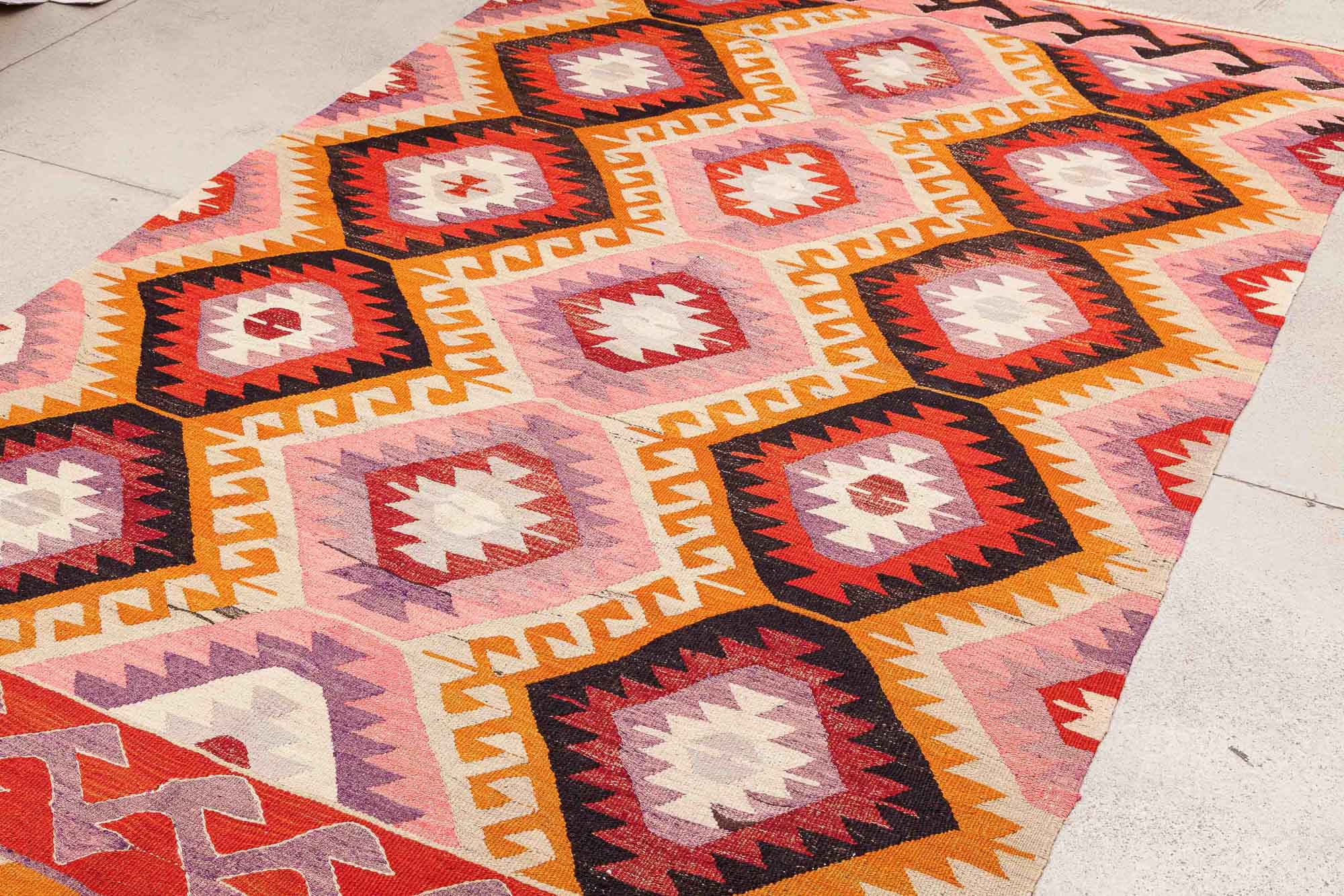 Vintage Kilim Acipayam 252x177 cm - Wild Heart Free Soul