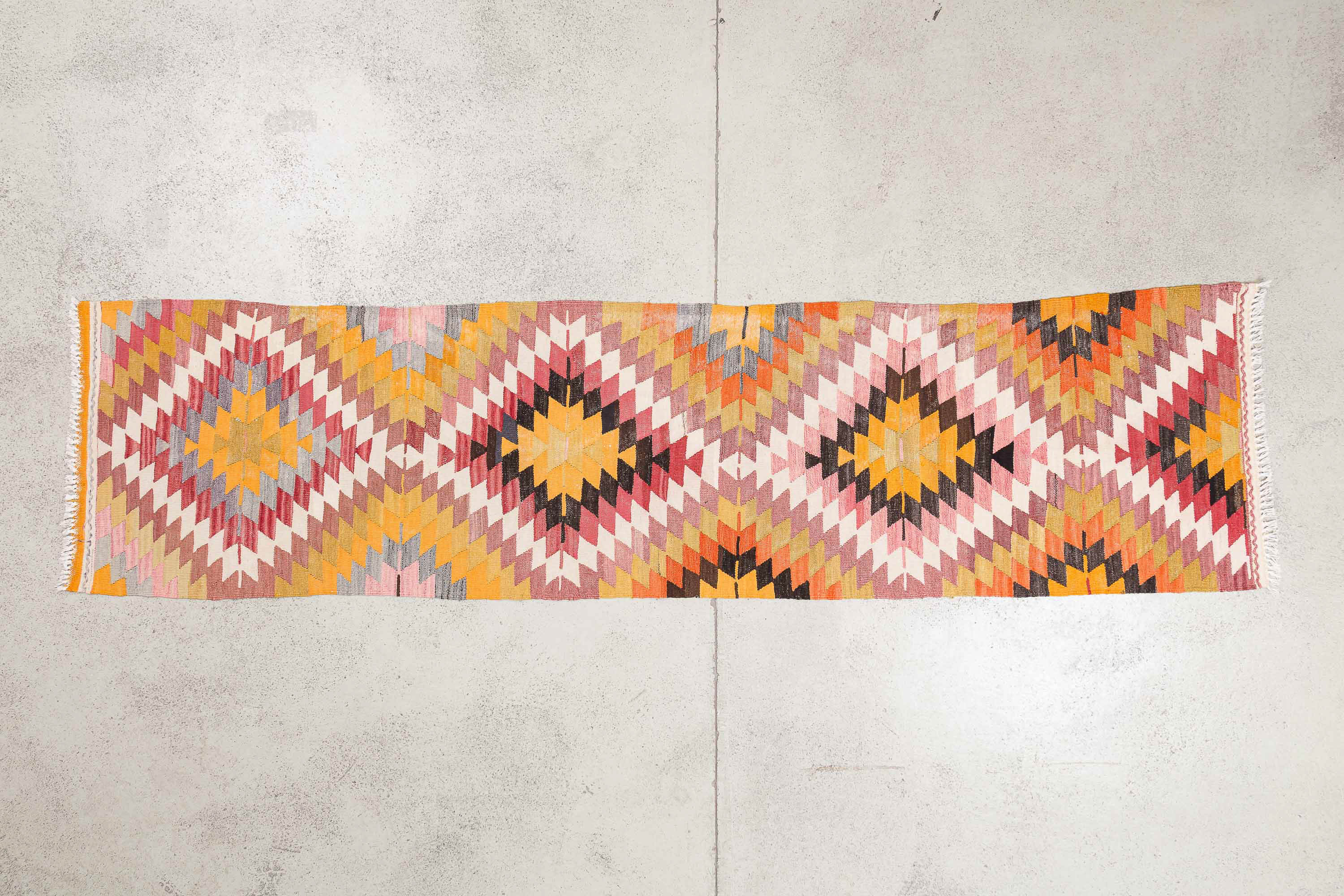 Vintage Kilim Denizli 272x69cm - Wild Heart Free Soul