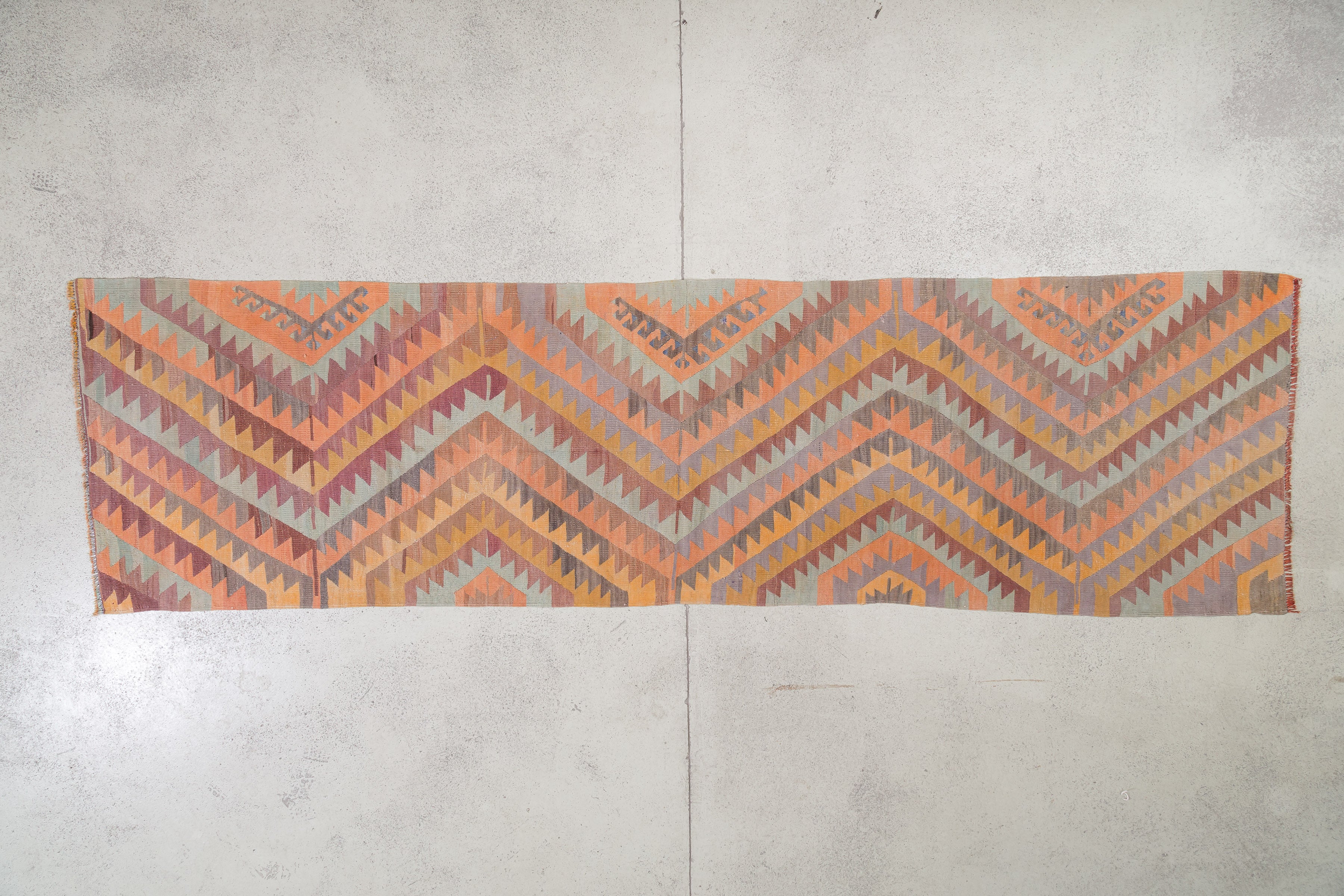 Vintage Kilim Denizli 315x67cm - Wild Heart Free Soul