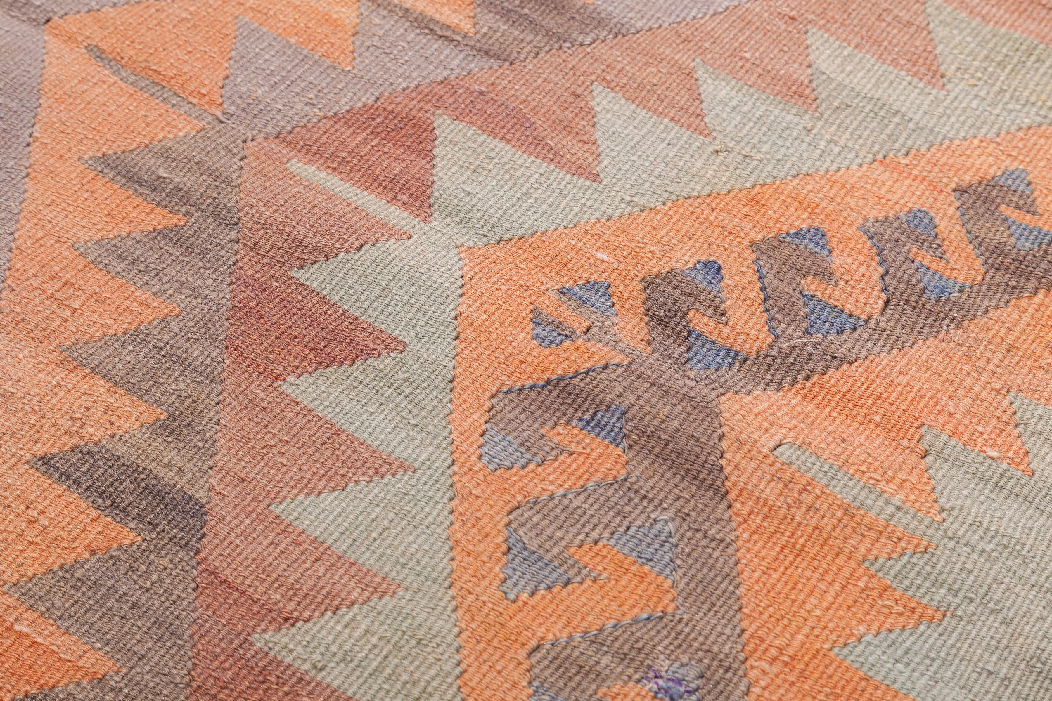 Vintage Kilim Denizli 315x67cm - Wild Heart Free Soul