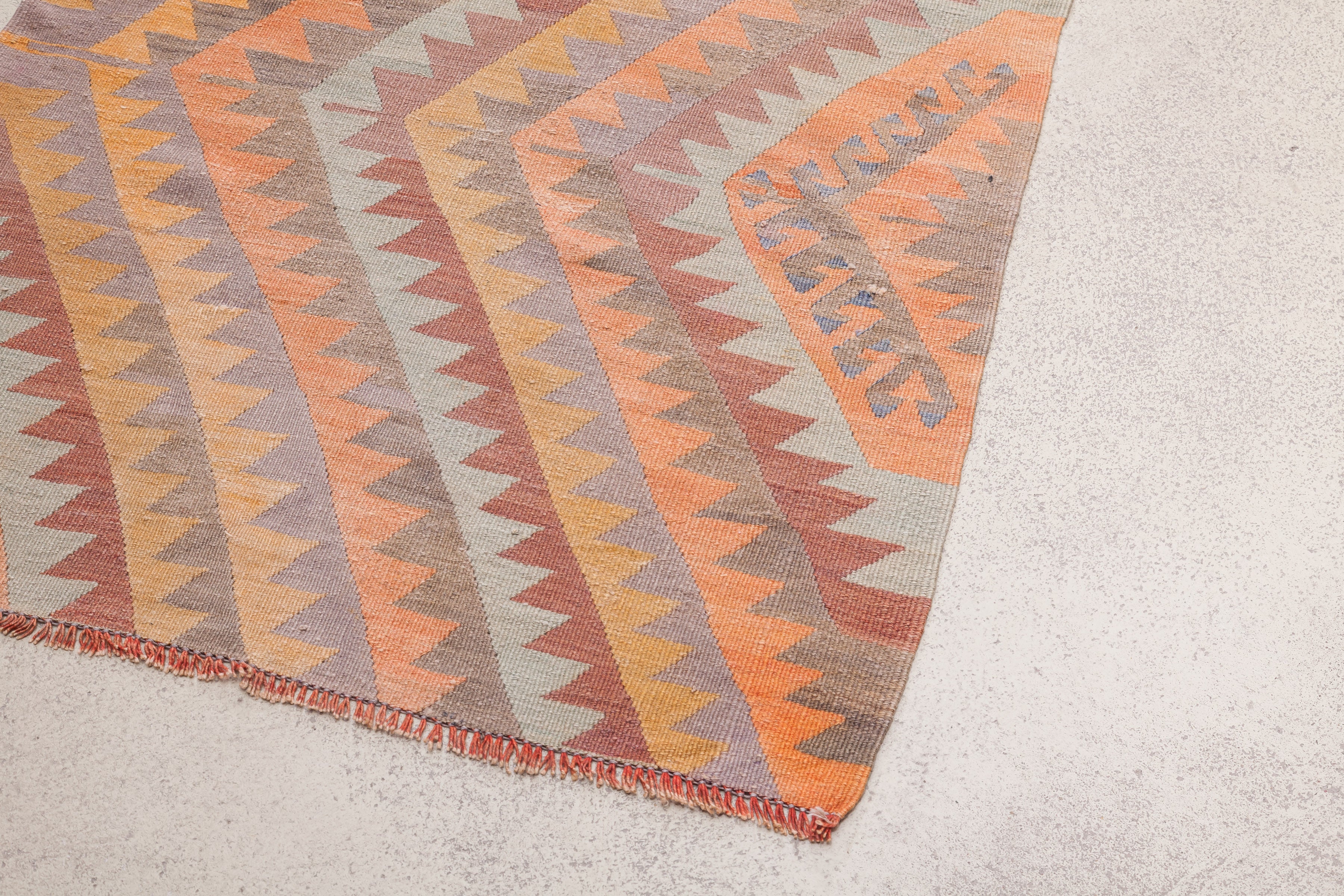 Vintage Kilim Denizli 315x67cm - Wild Heart Free Soul