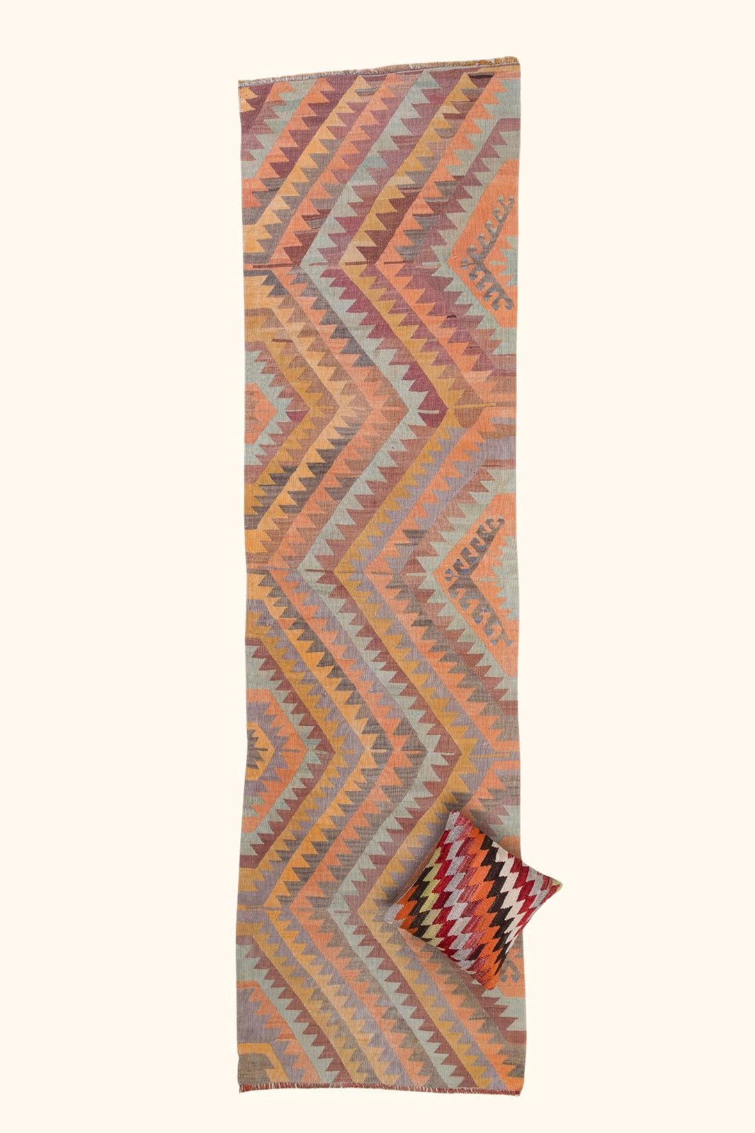 Vintage Kilim Denizli 315x67cm - Wild Heart Free Soul