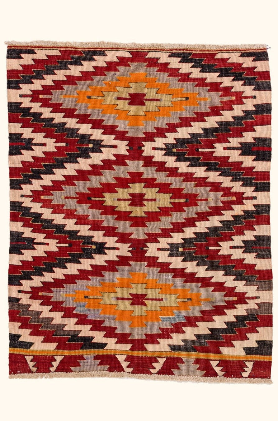 Vintage kilim "Acipayam" 105x85