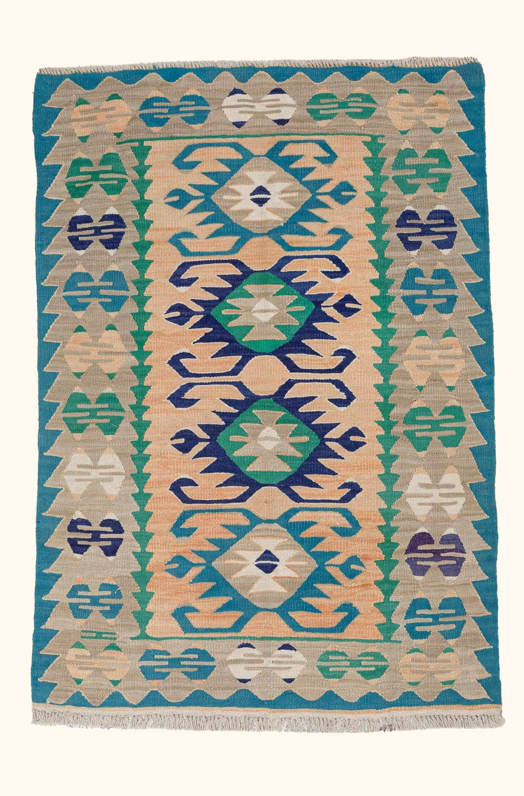 Vintage Kilim carpet Eşme 123cm x 87cm