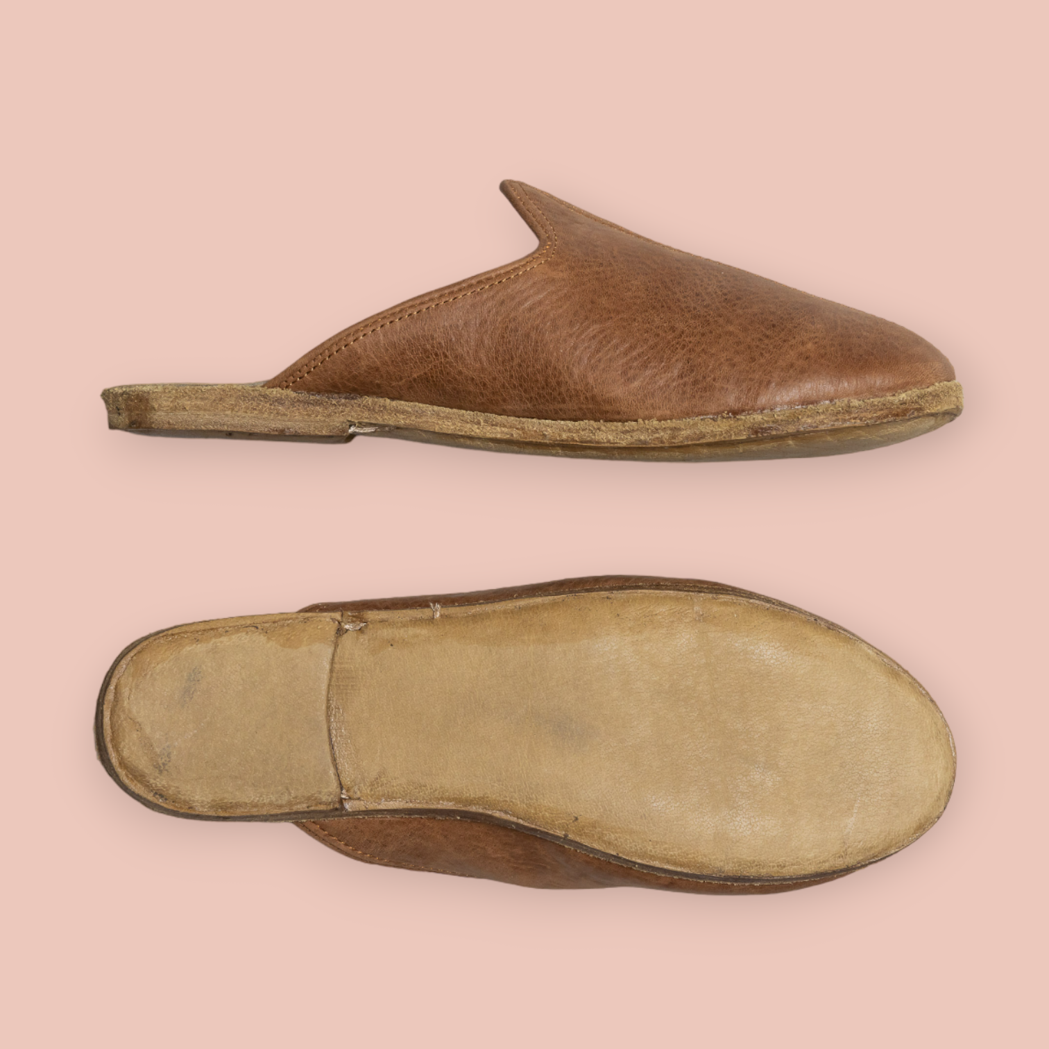 His Toros Tan Toky Slipper